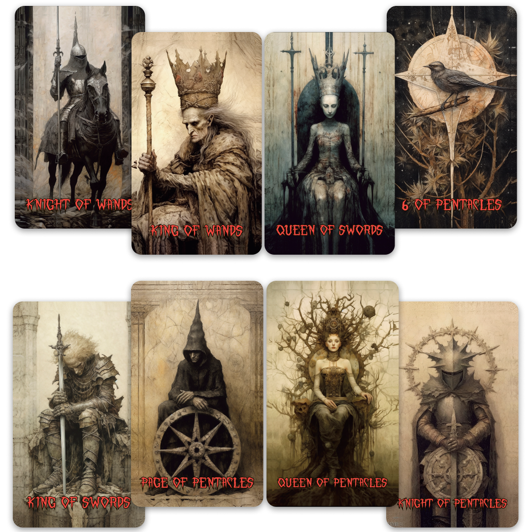 Horror Tarot Cards