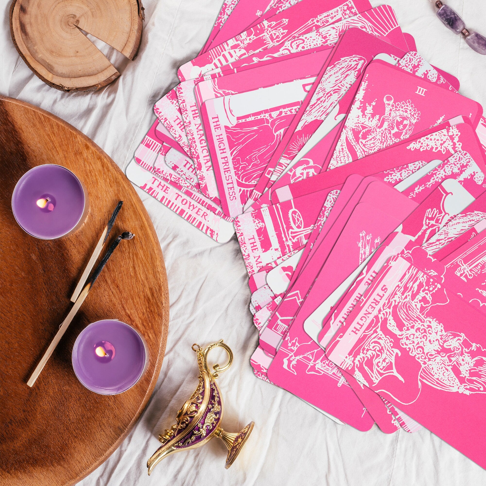 Pink Rider Tarot Deck