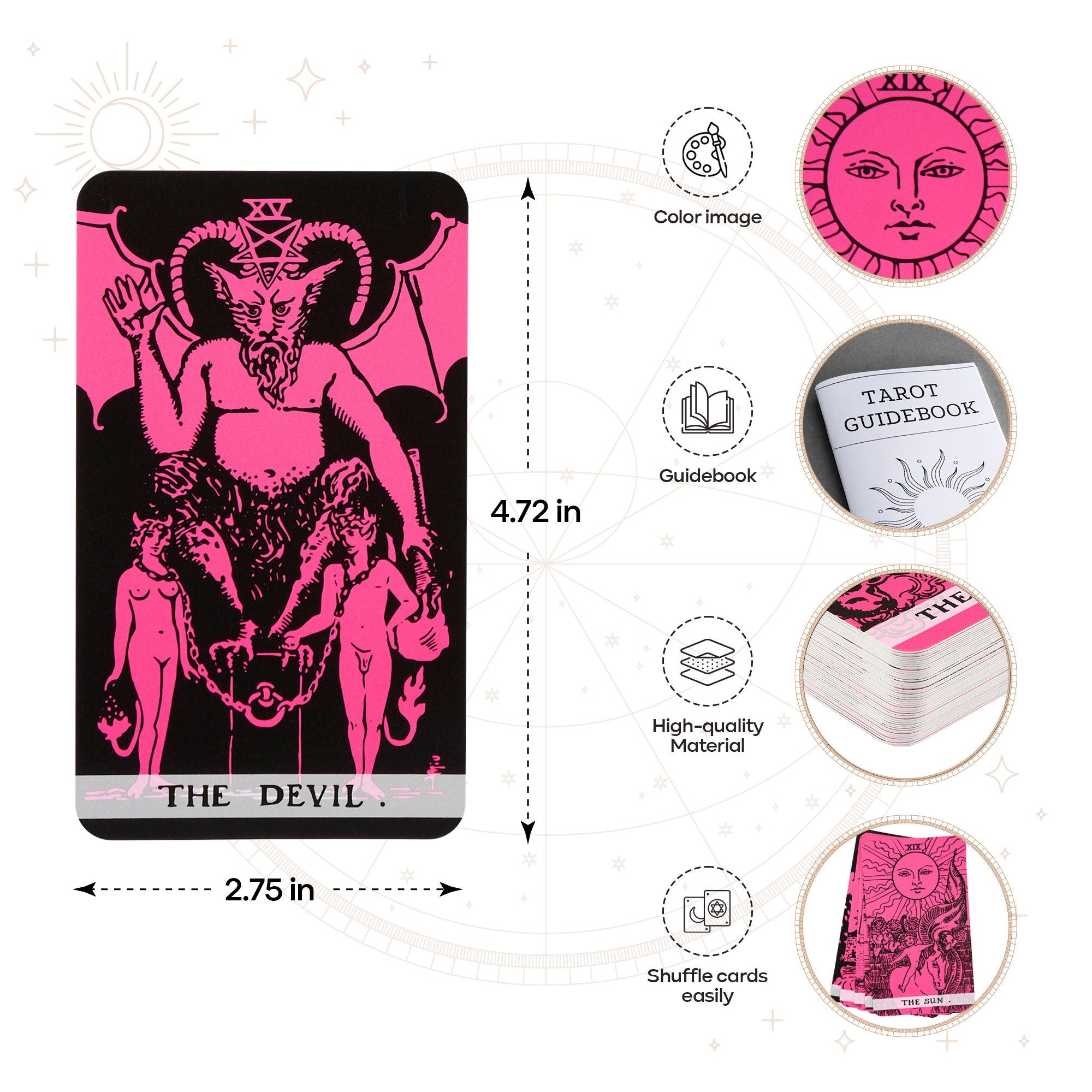 Pink-Black Tarot