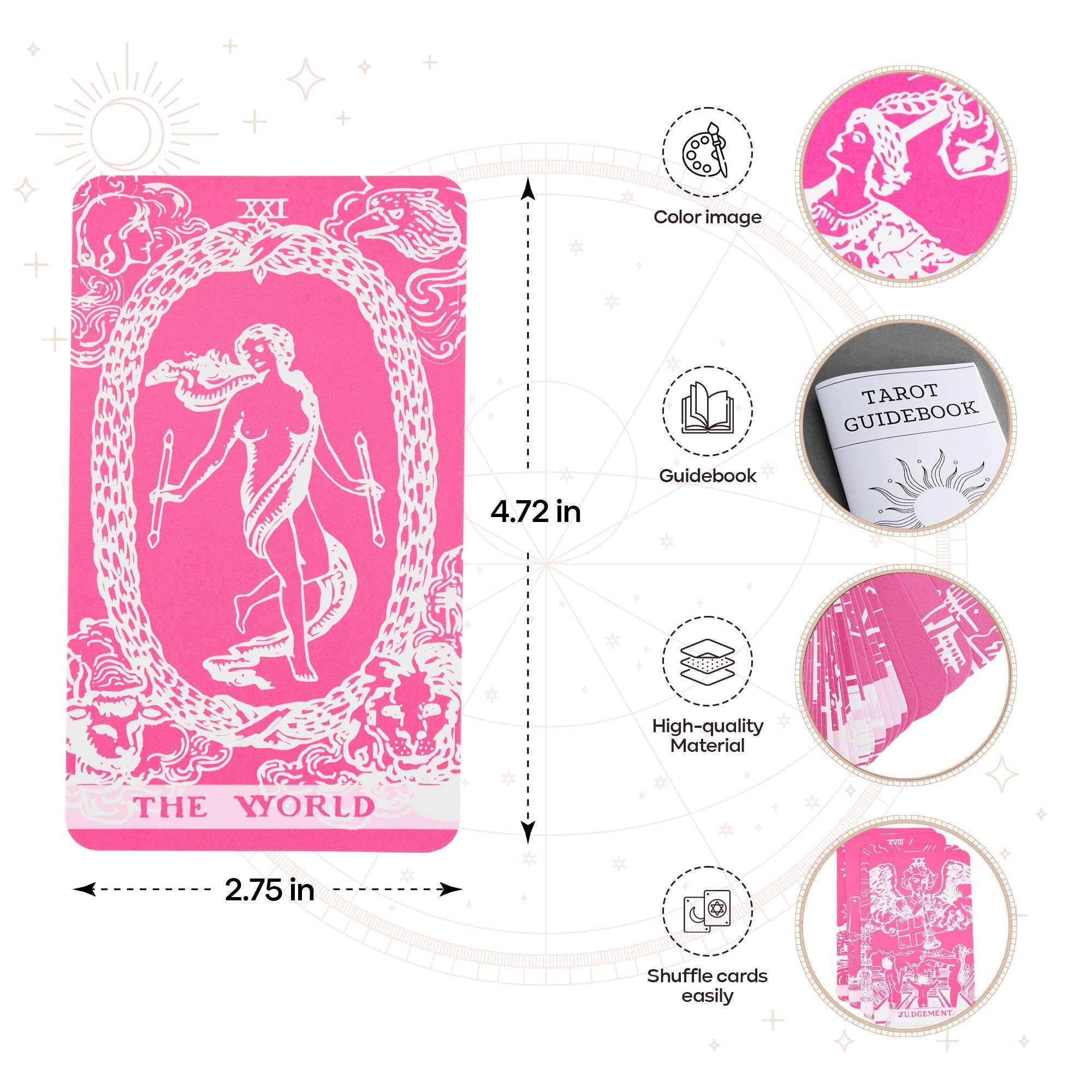 Pink Rider Tarot Deck