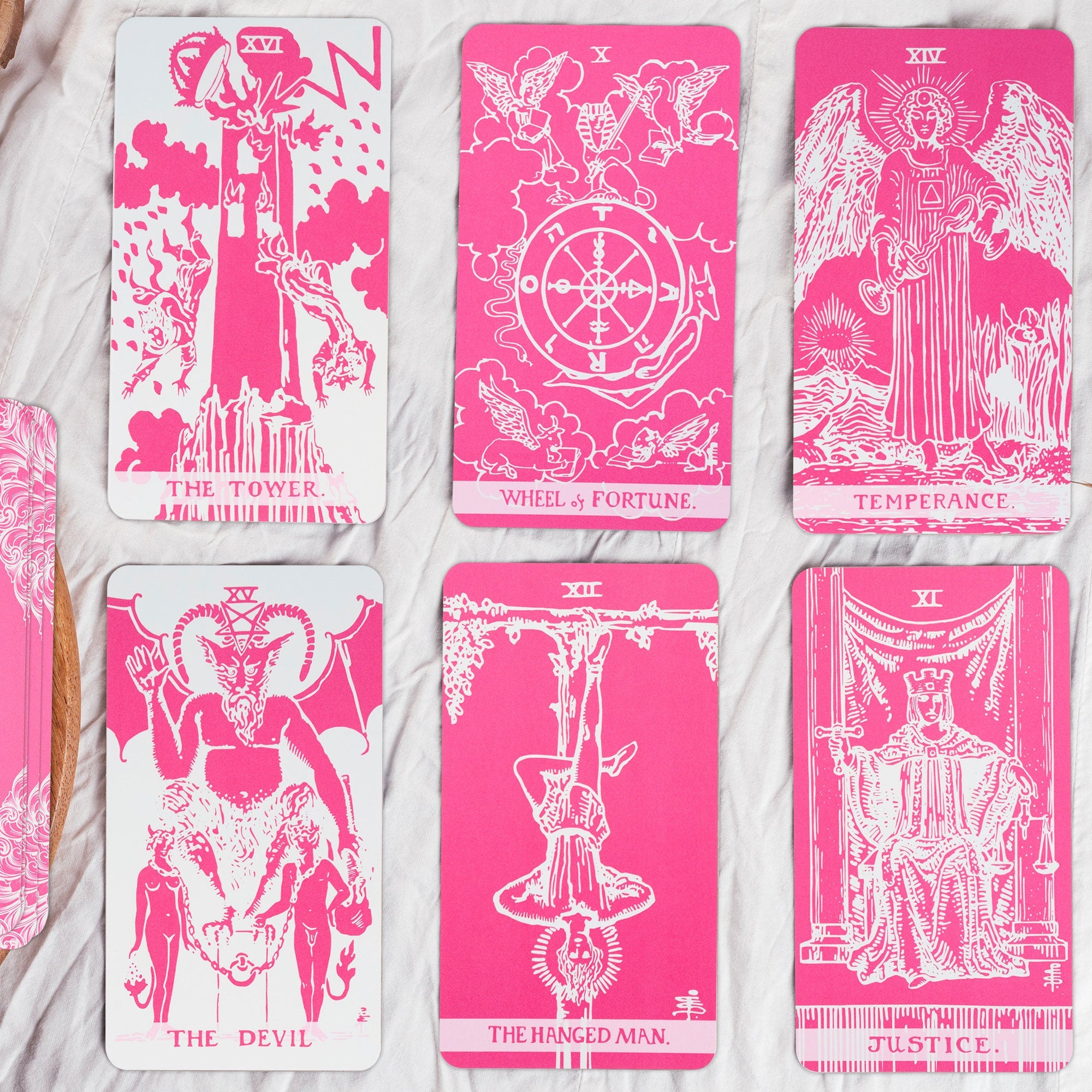 Pink Rider Tarot Deck