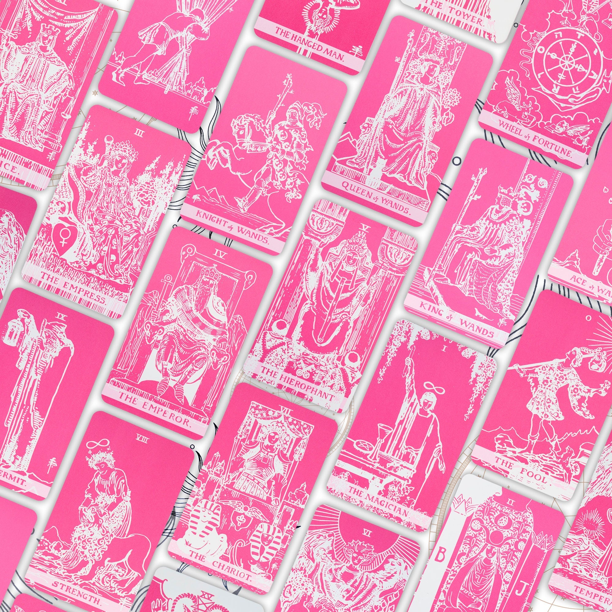 Pink Rider Tarot Deck