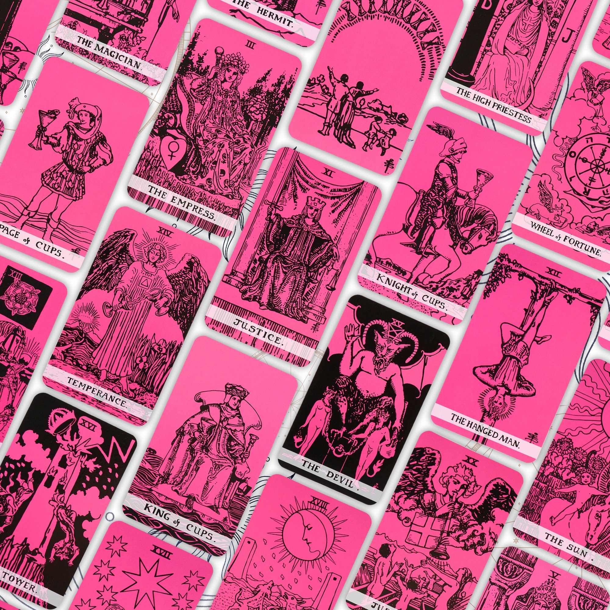 Pink-Black Tarot