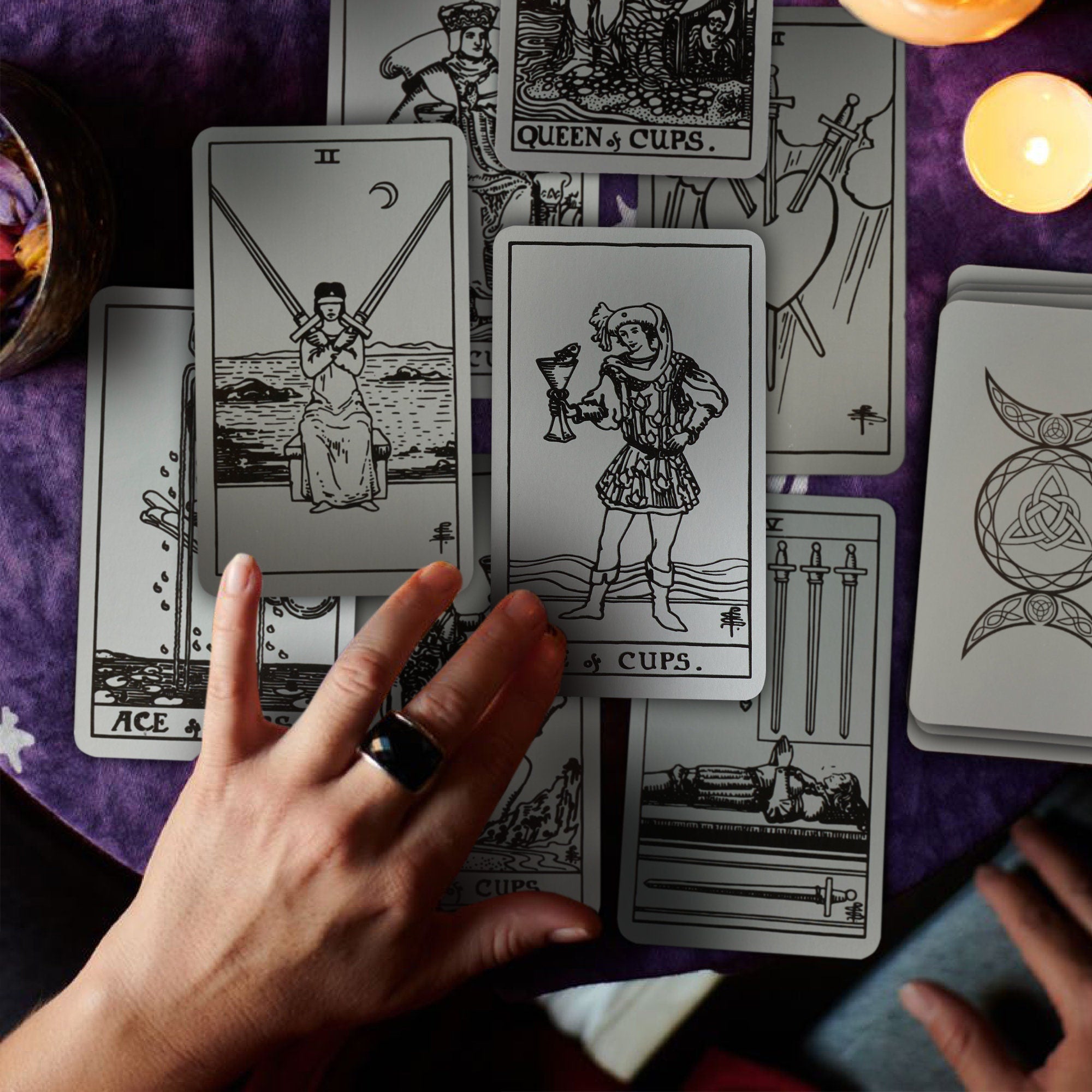 Silver Rider Tarot Cards