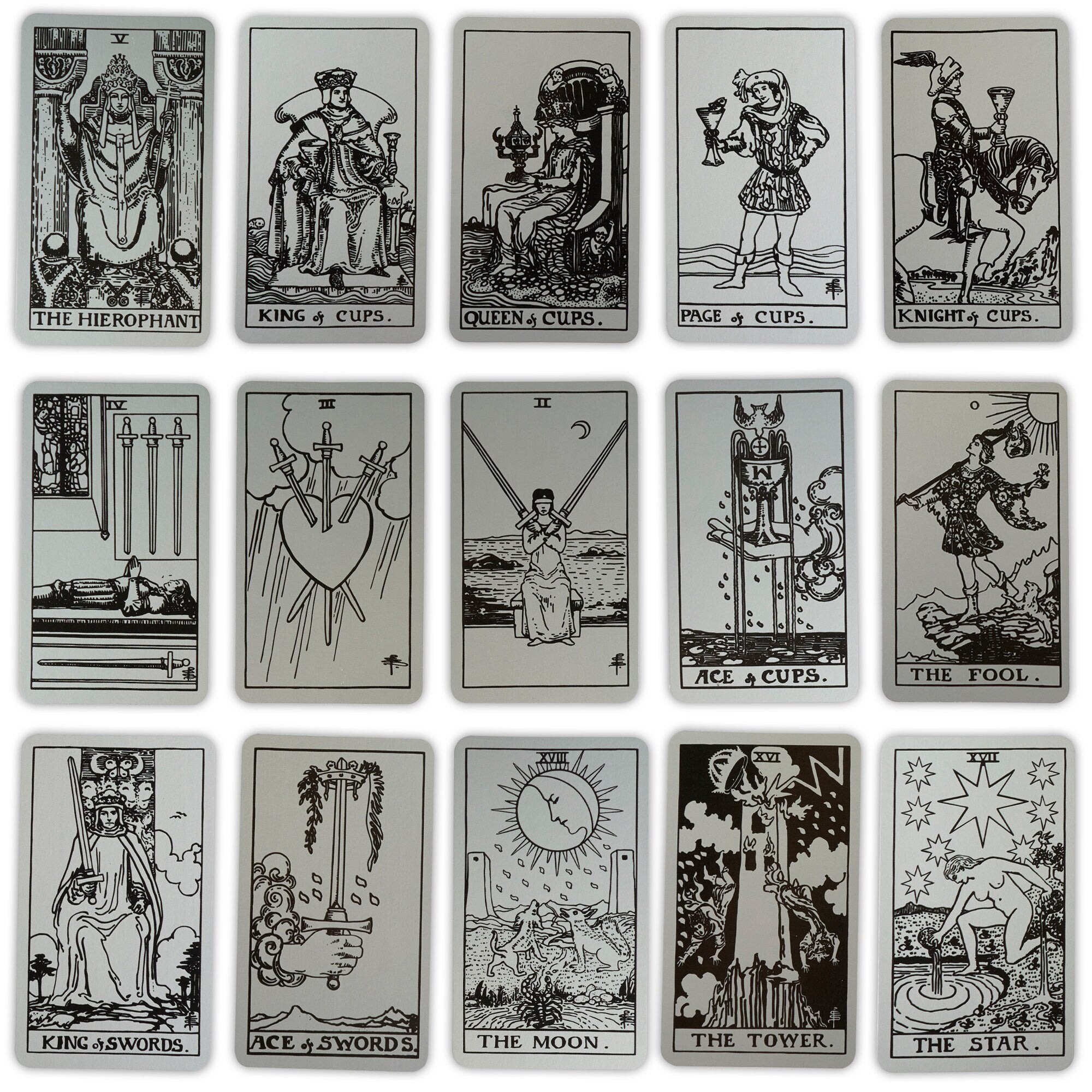 Silver Rider Tarot Cards