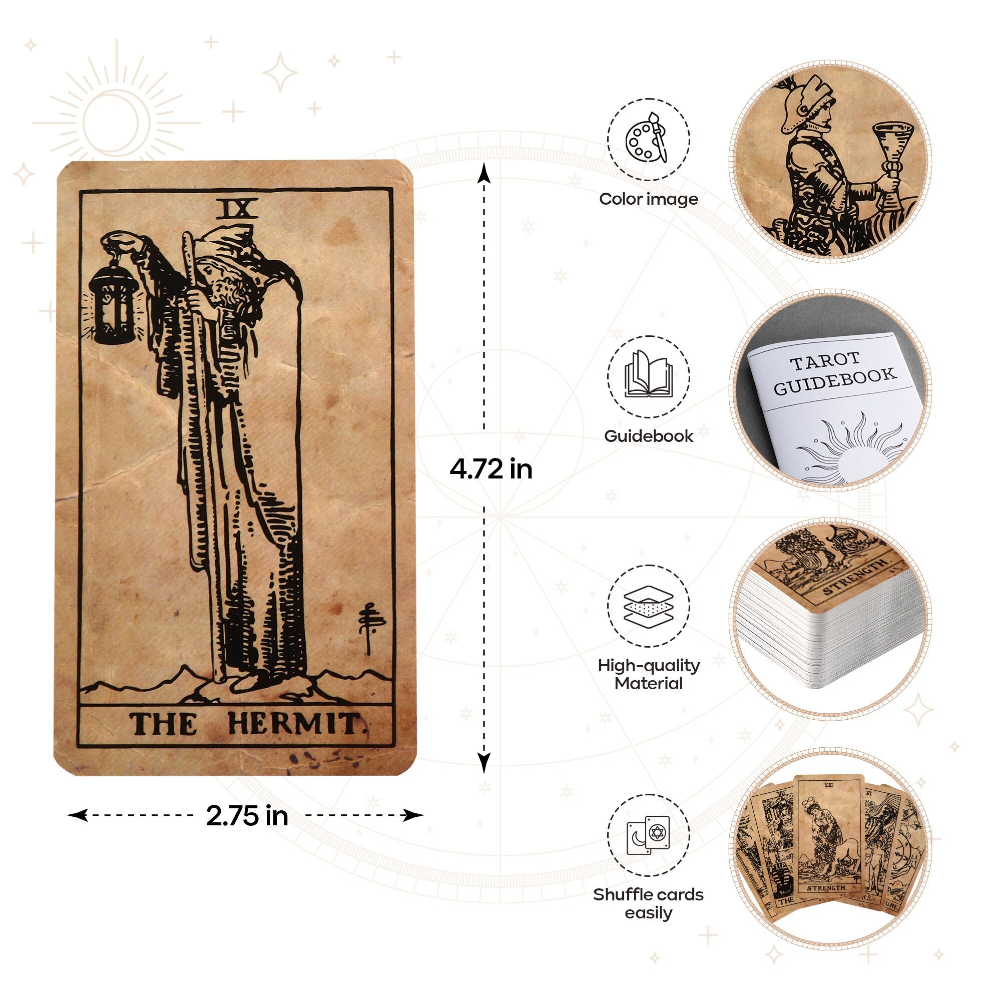 Dark Vintage Tarot Deck