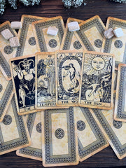 Light Vintage Tarot Cards