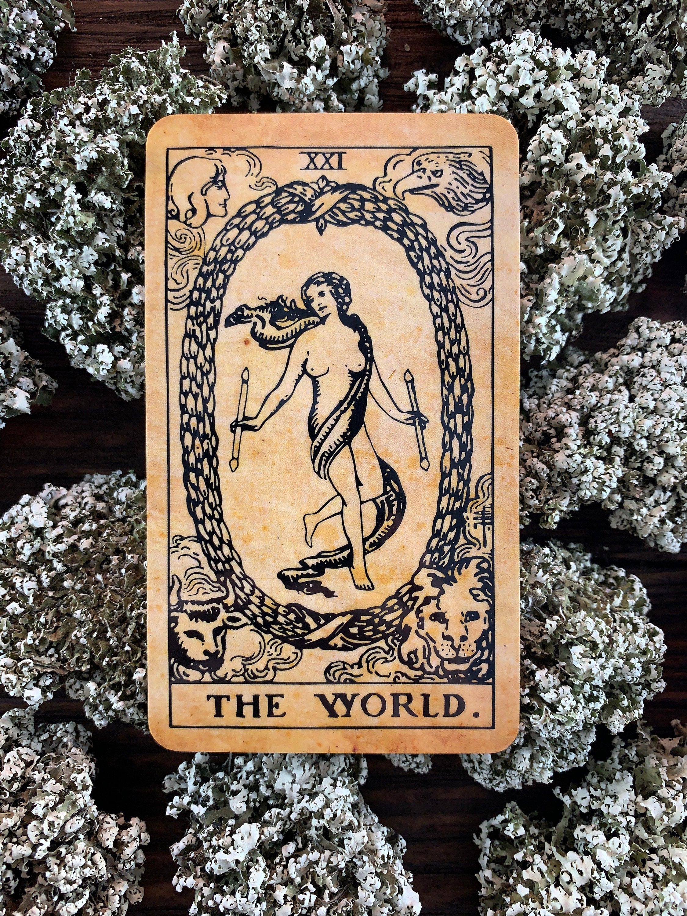 Light Vintage Tarot Cards