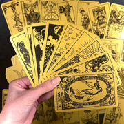 Metallic Gold Tarot Cards