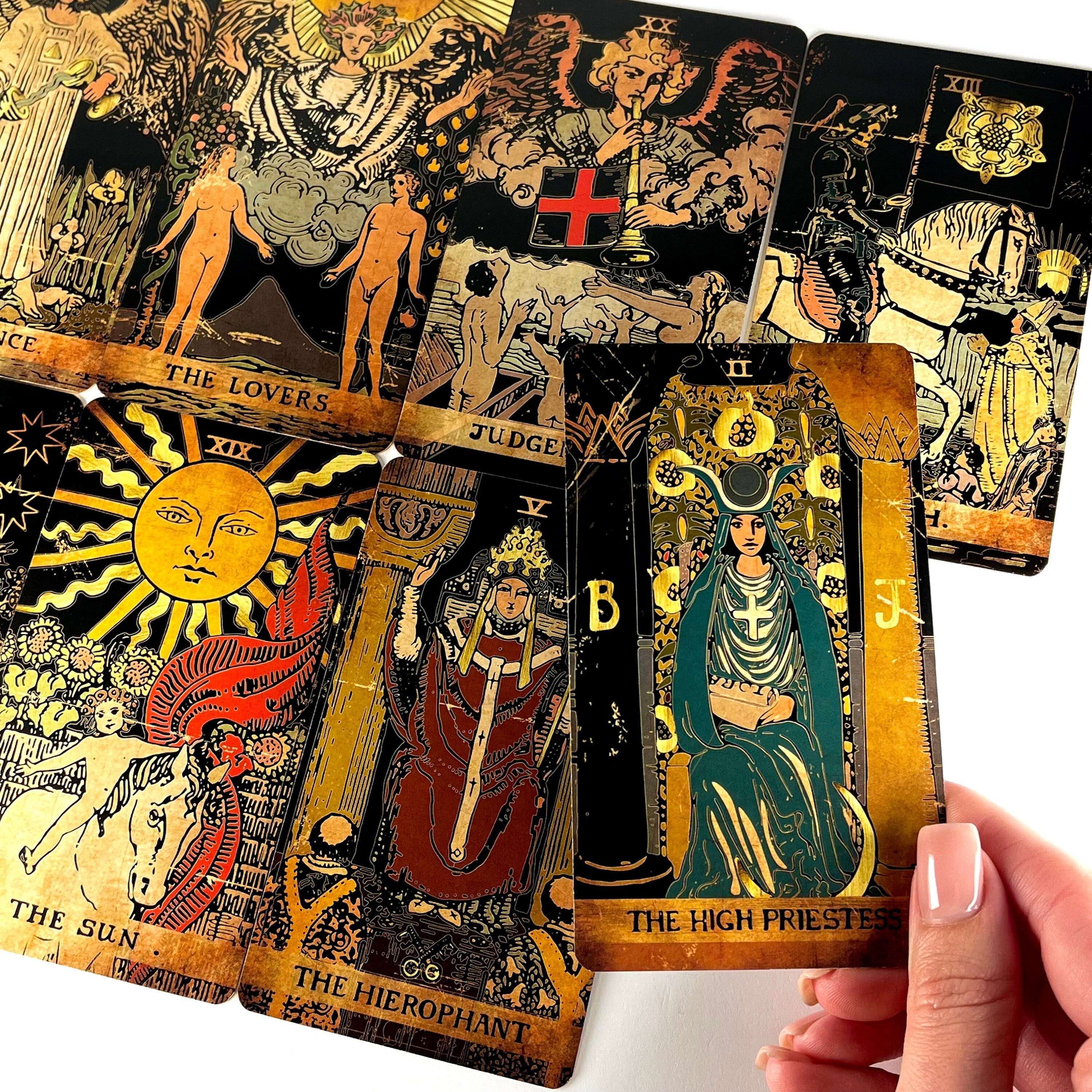 Black Tarot Cards