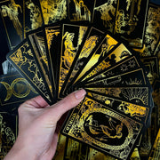 Black and Gold Tarot Cards