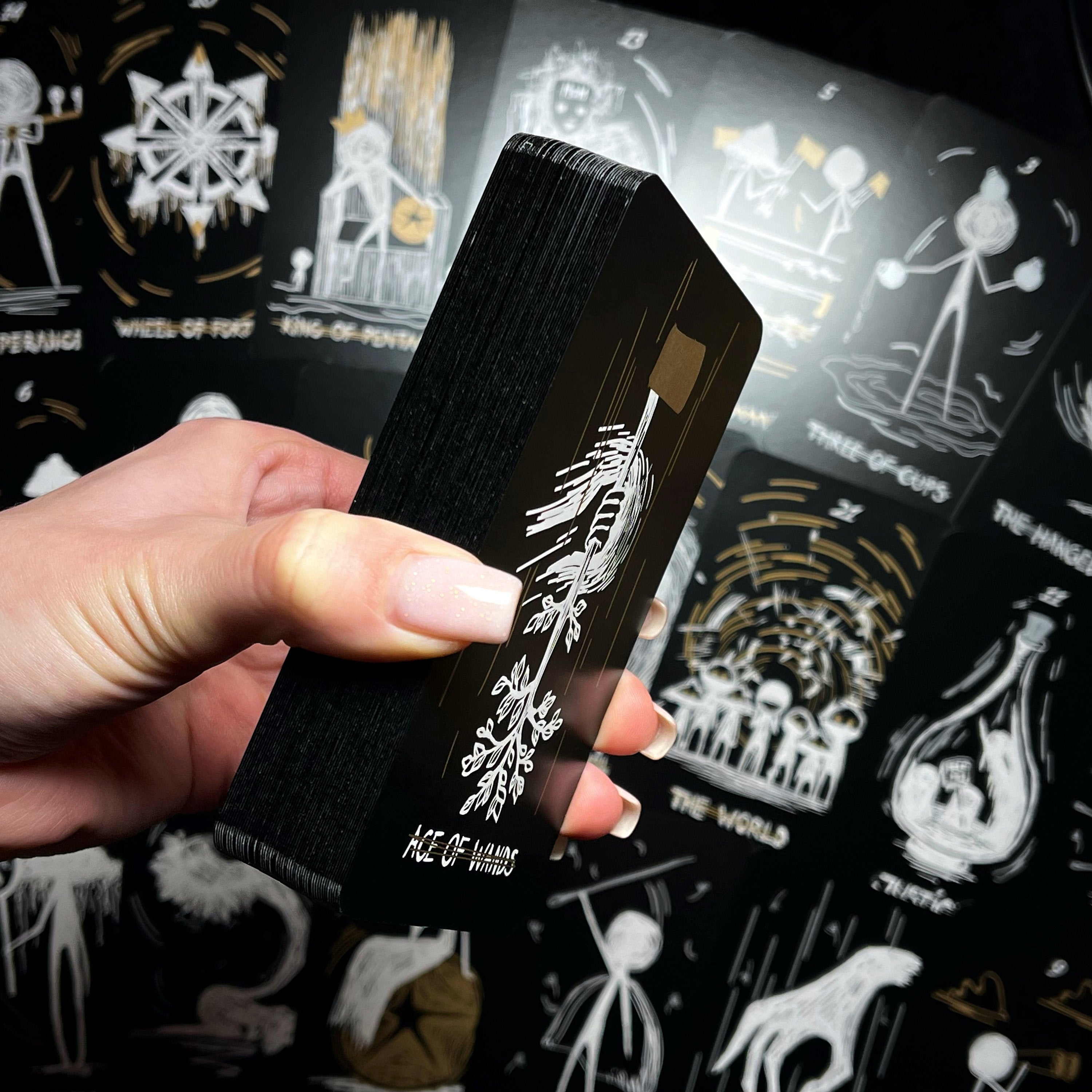 Black Fatality Tarot Cards