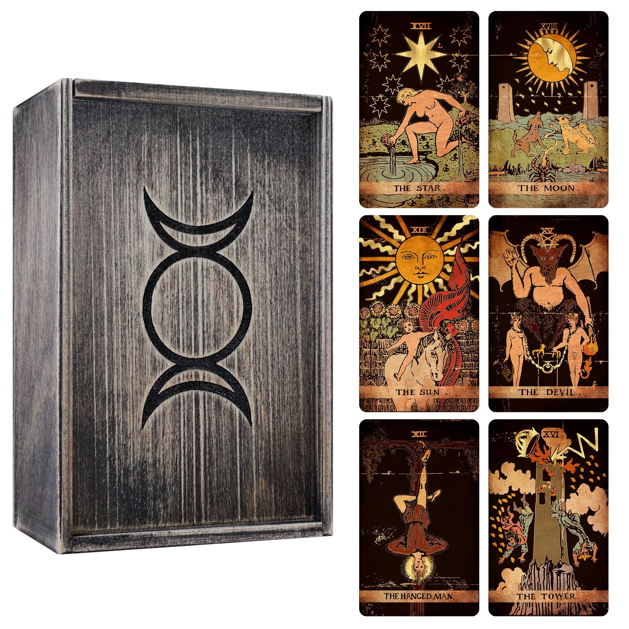 Black Tarot Cards