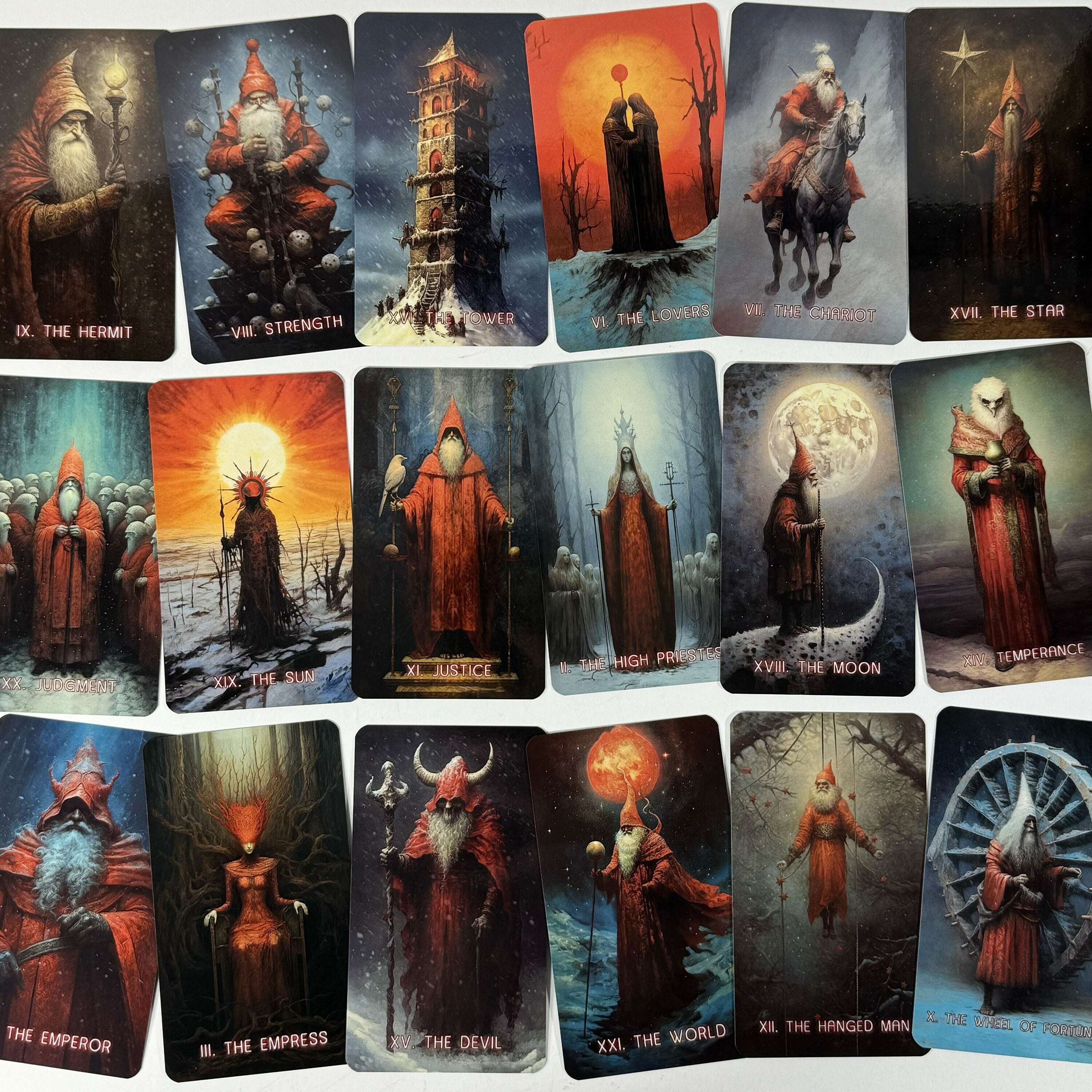 Christmas Tarot Cards