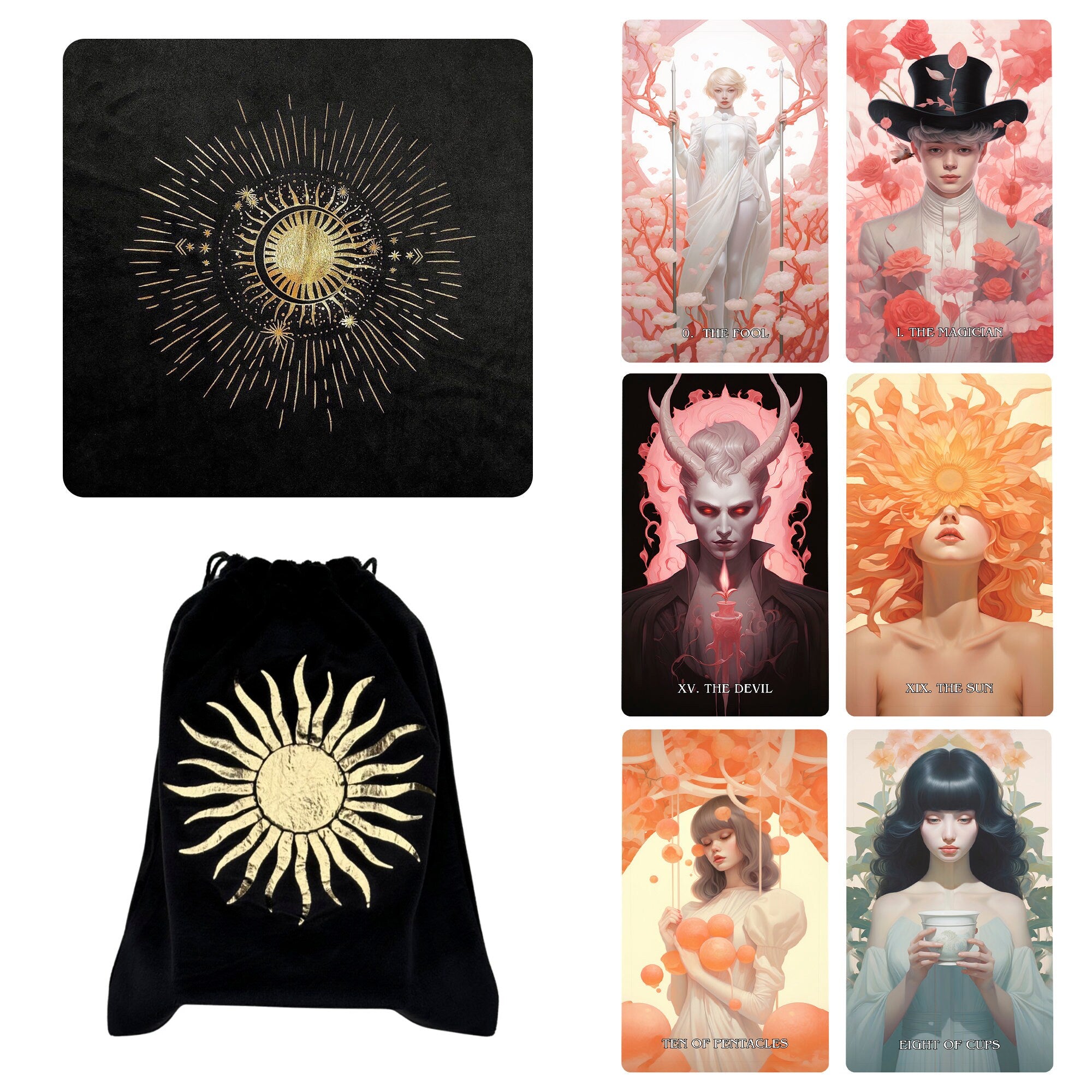 Pink Dreams Tarot Cards