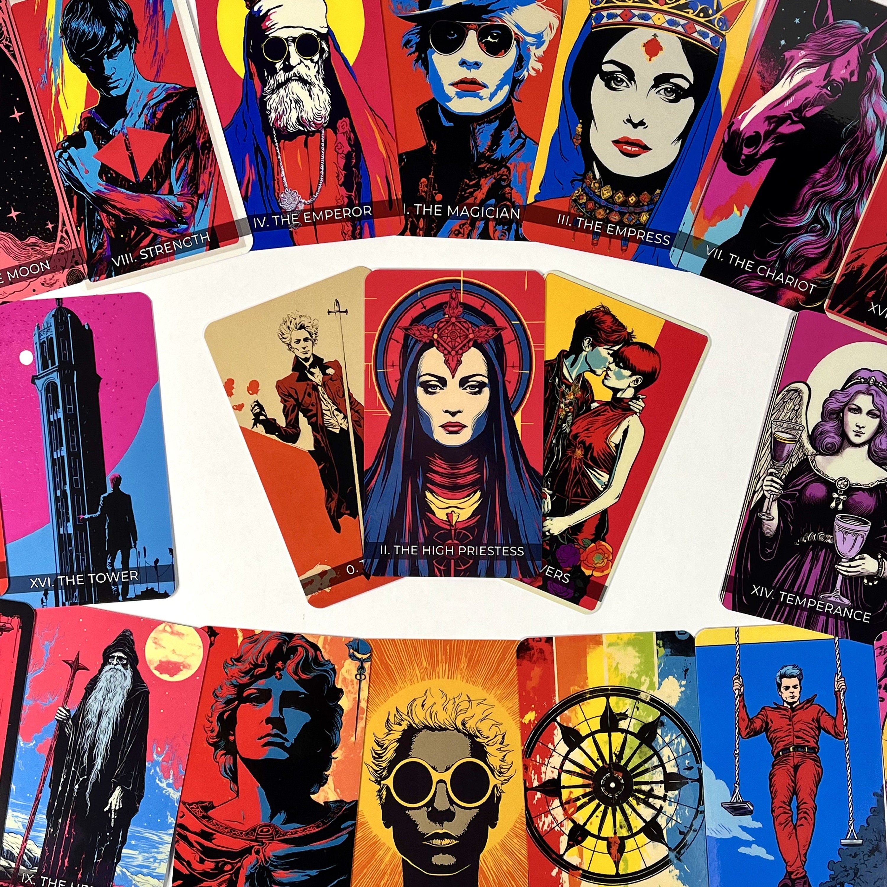 Neo Glow Tarot Cards