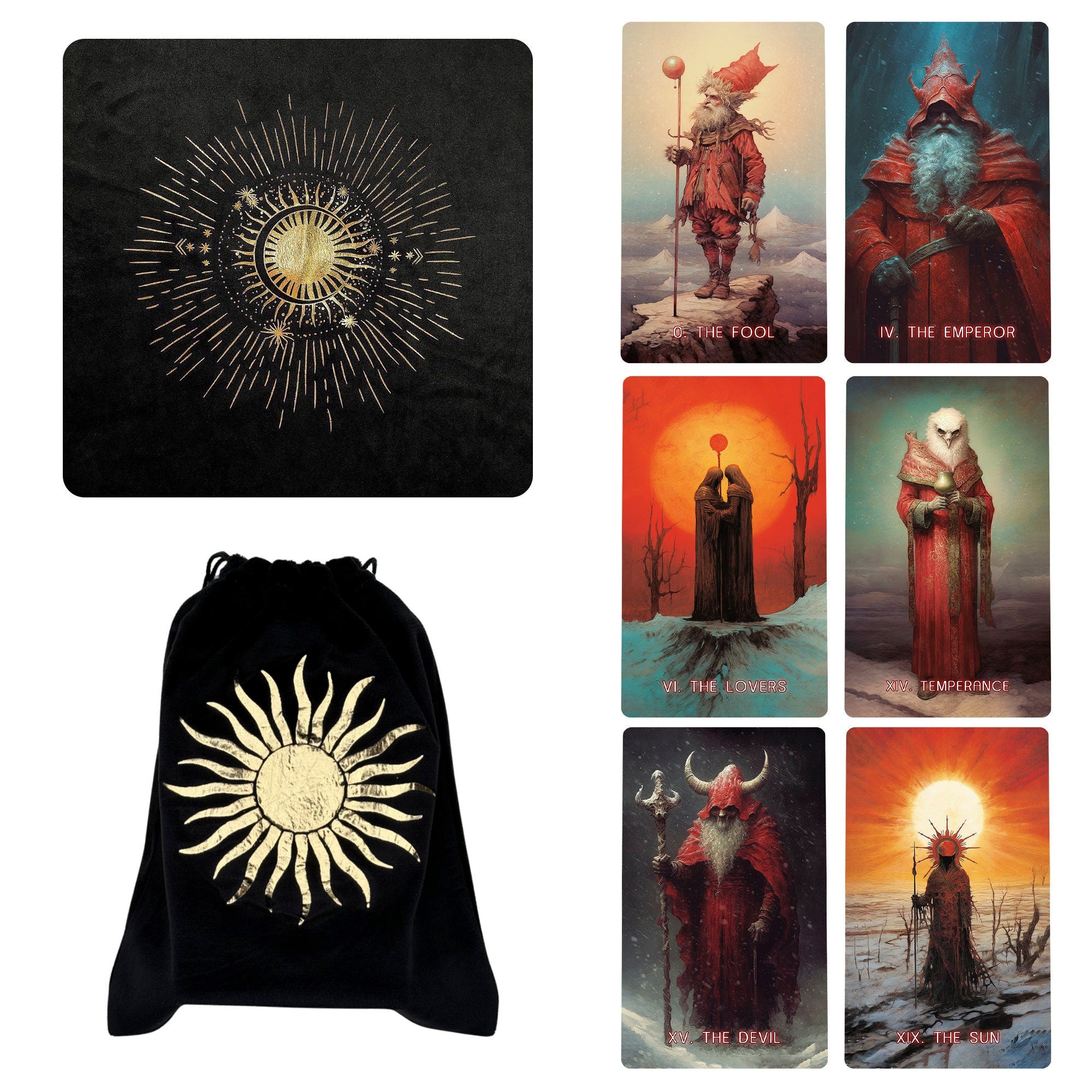Christmas Tarot Cards