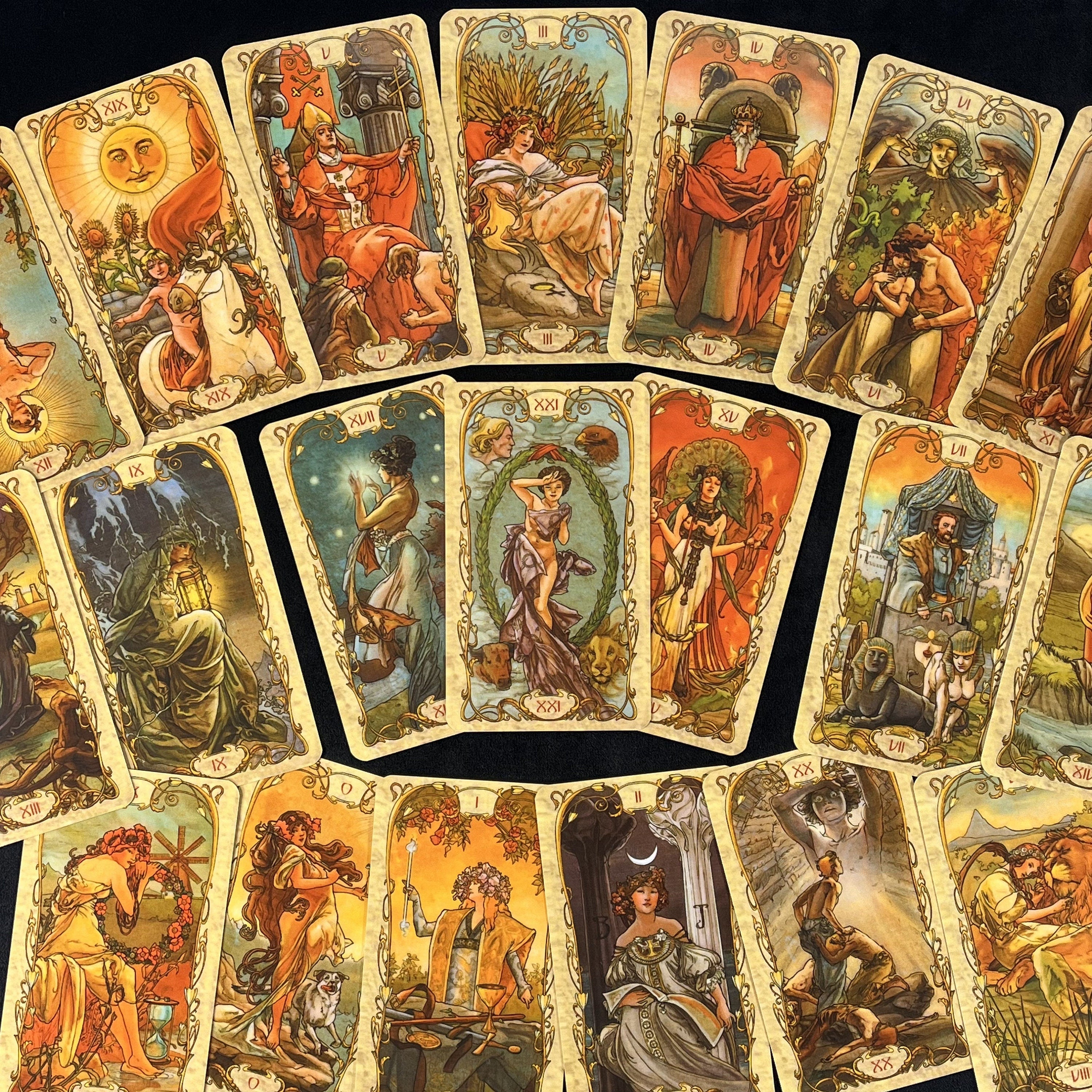 Mucha Tarot Cards