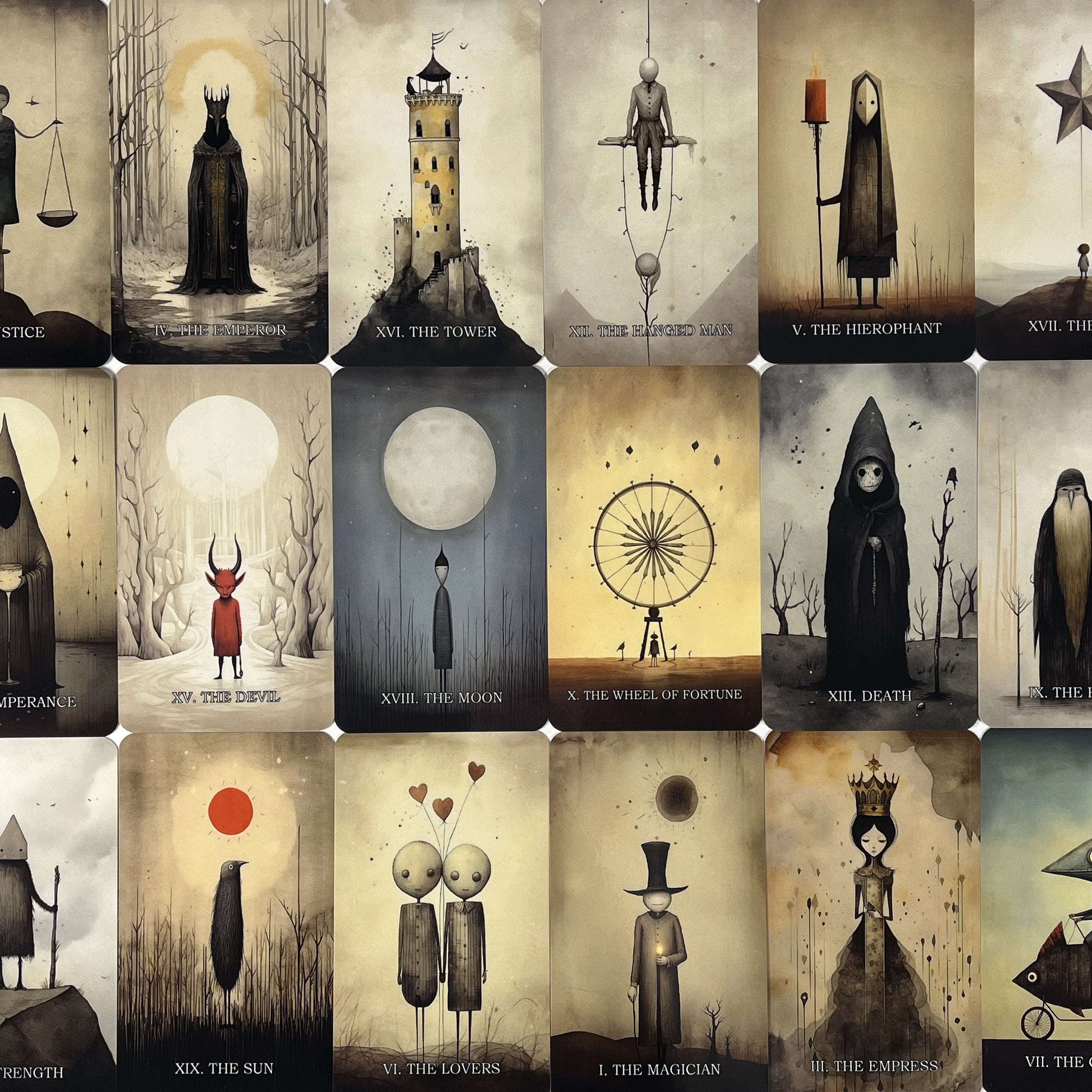 Surrealistic Tarot Cards