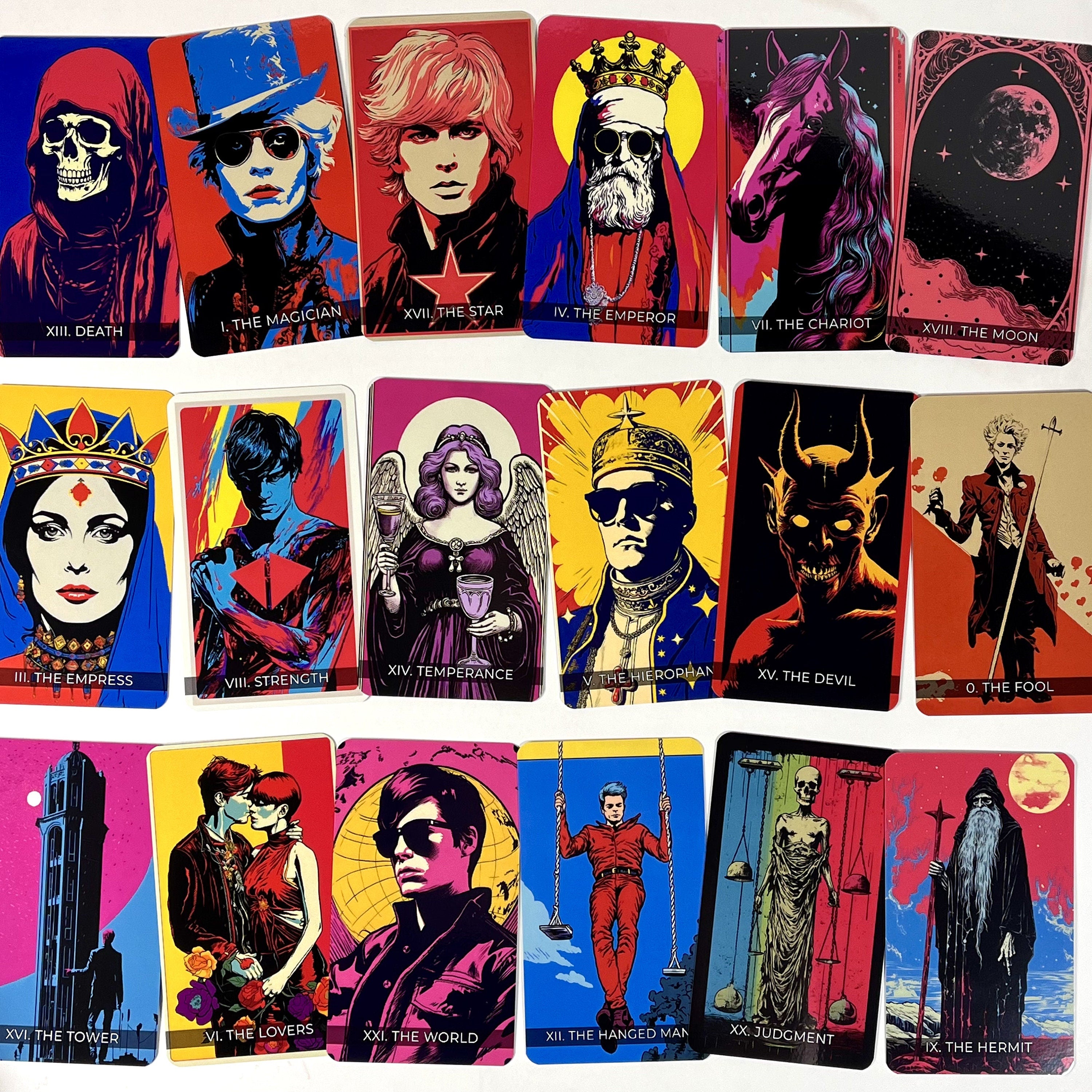 Neo Glow Tarot Cards