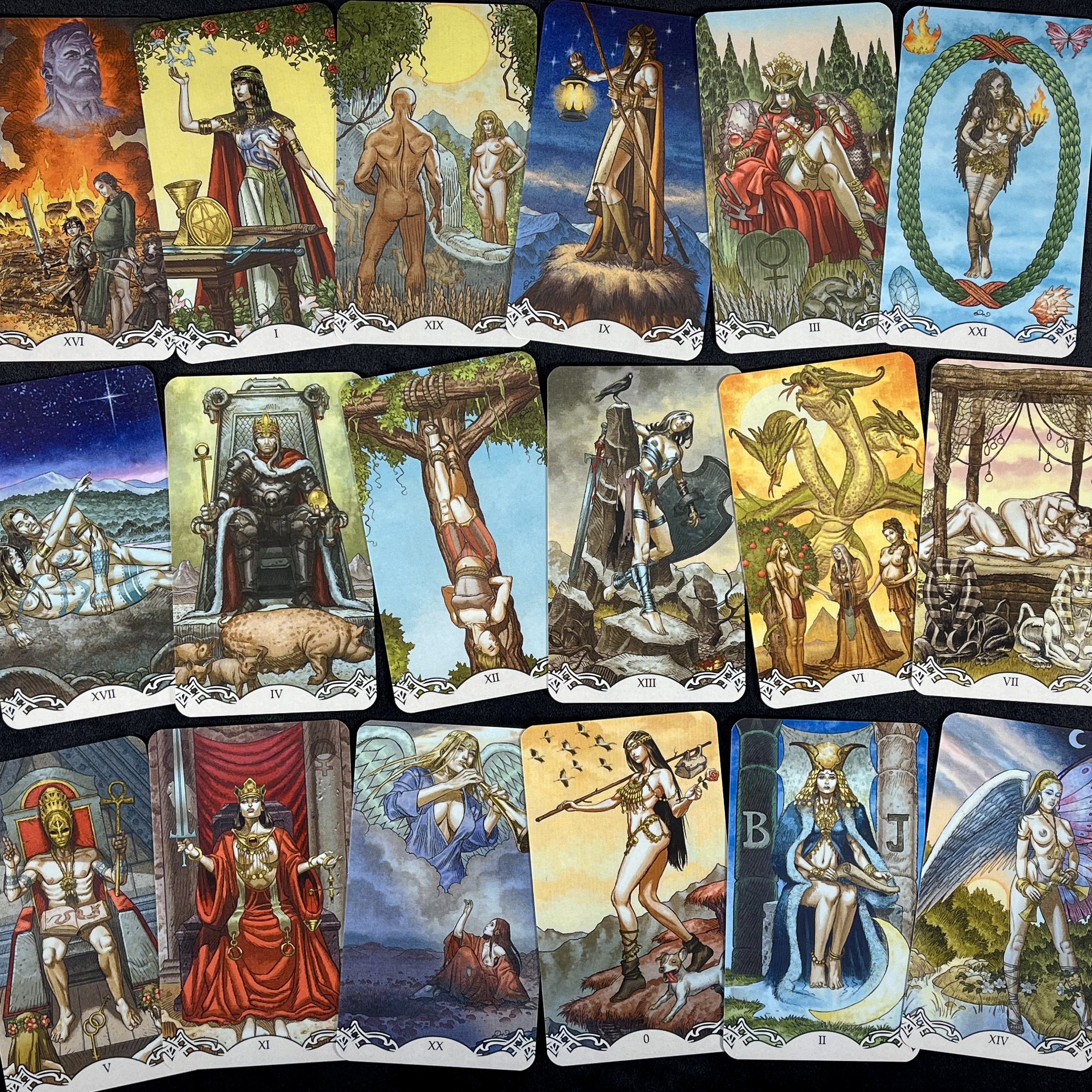 Erotic Fantasy Tarot Cards