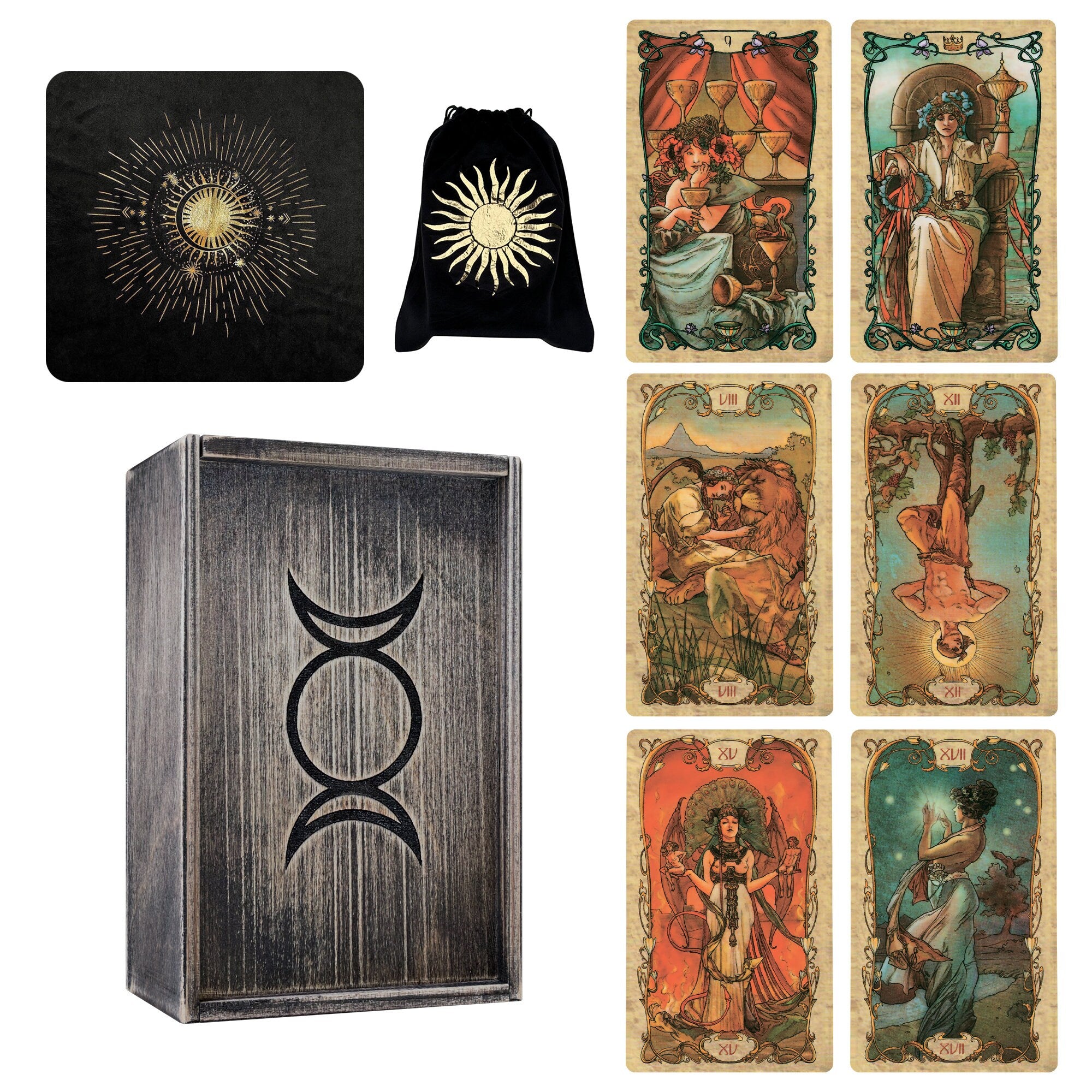 Mucha Tarot Cards