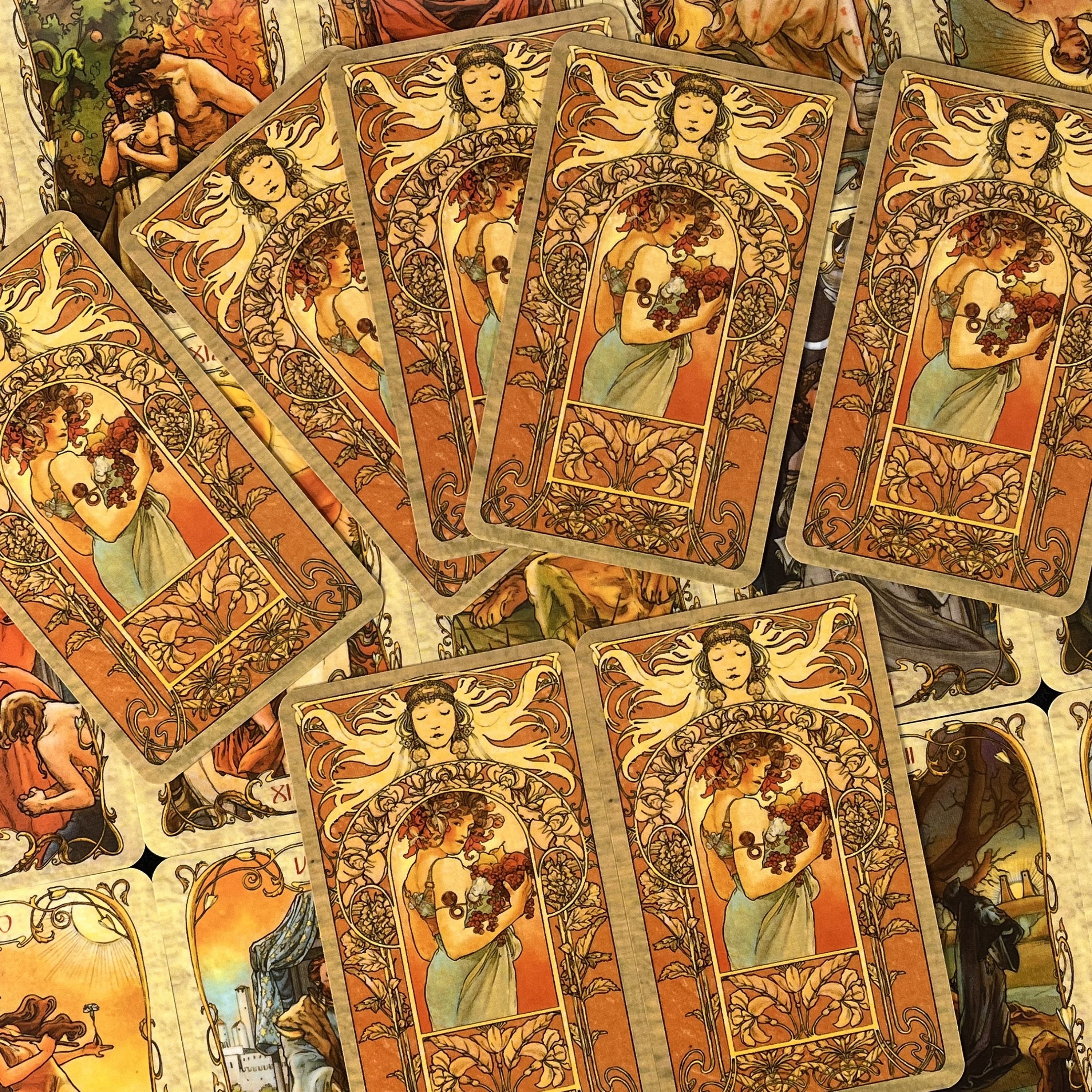 Mucha Tarot Cards