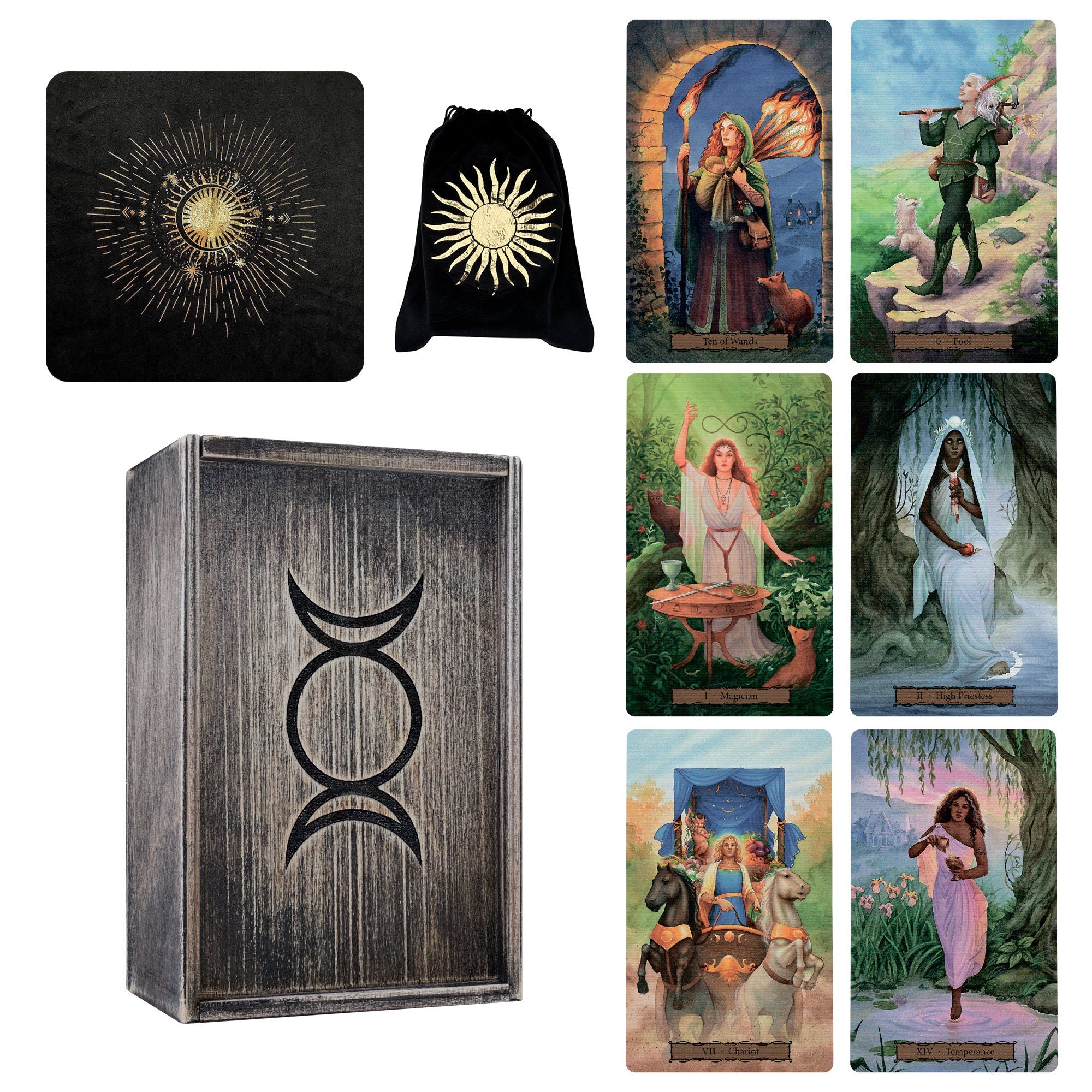 Tarot of the Witches Garden Cards