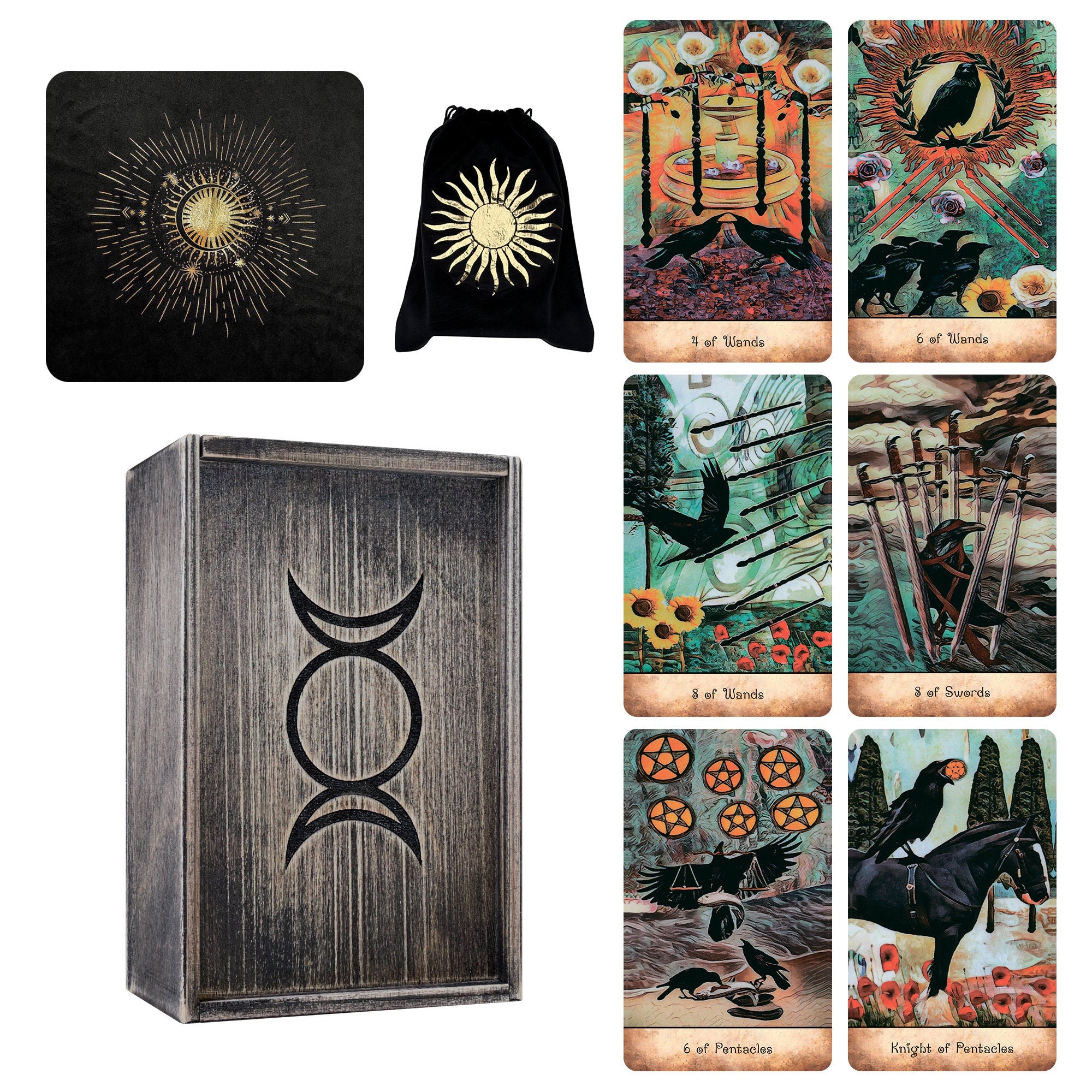 Crow Tarot Cards