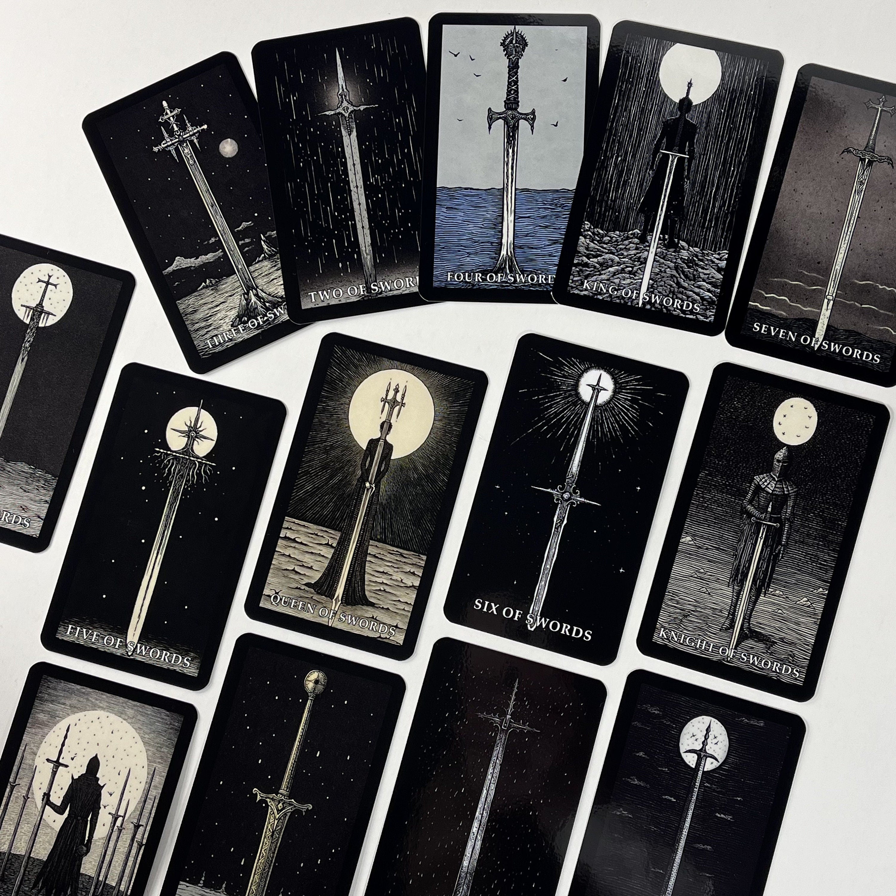 Black Tarot Cards