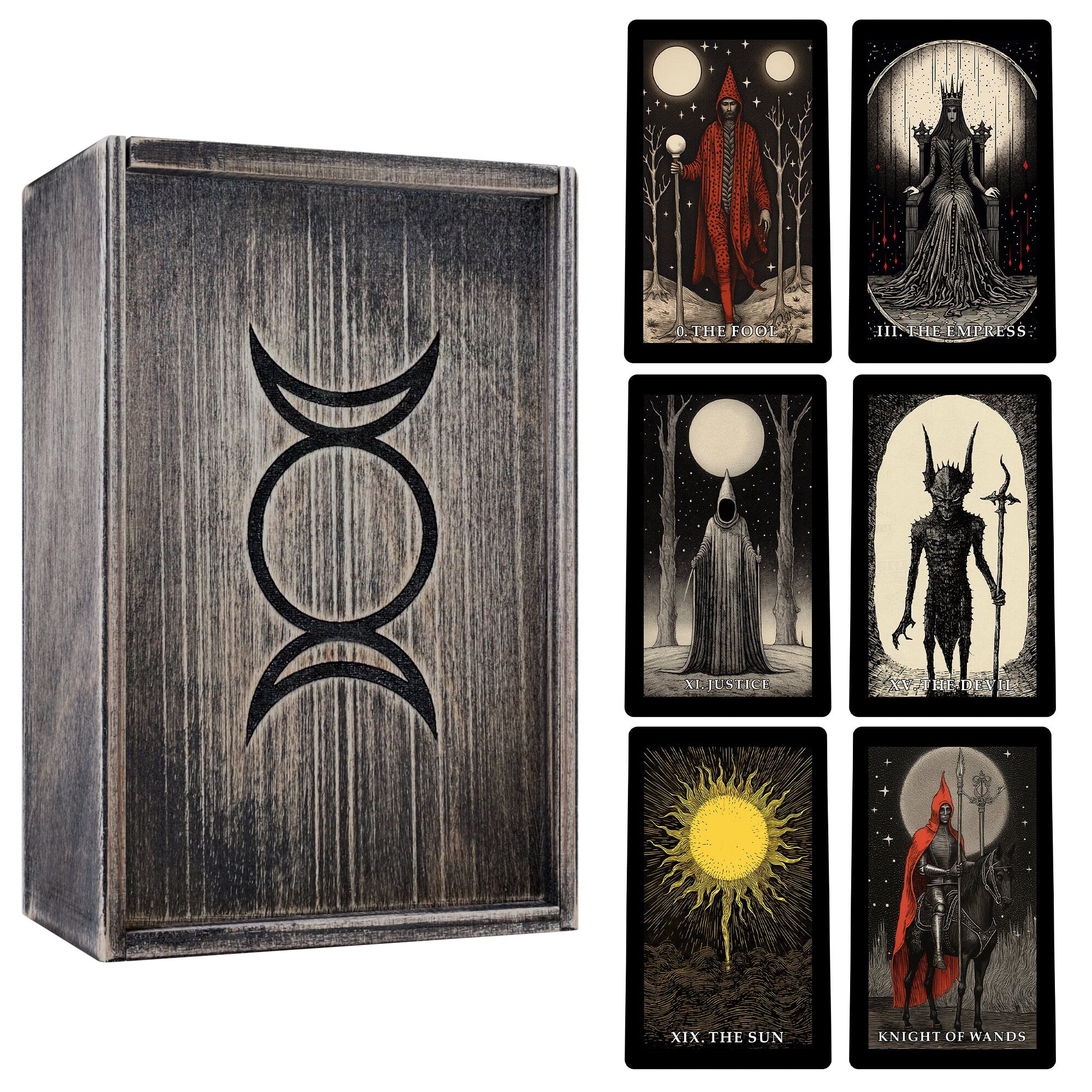Black Tarot Cards