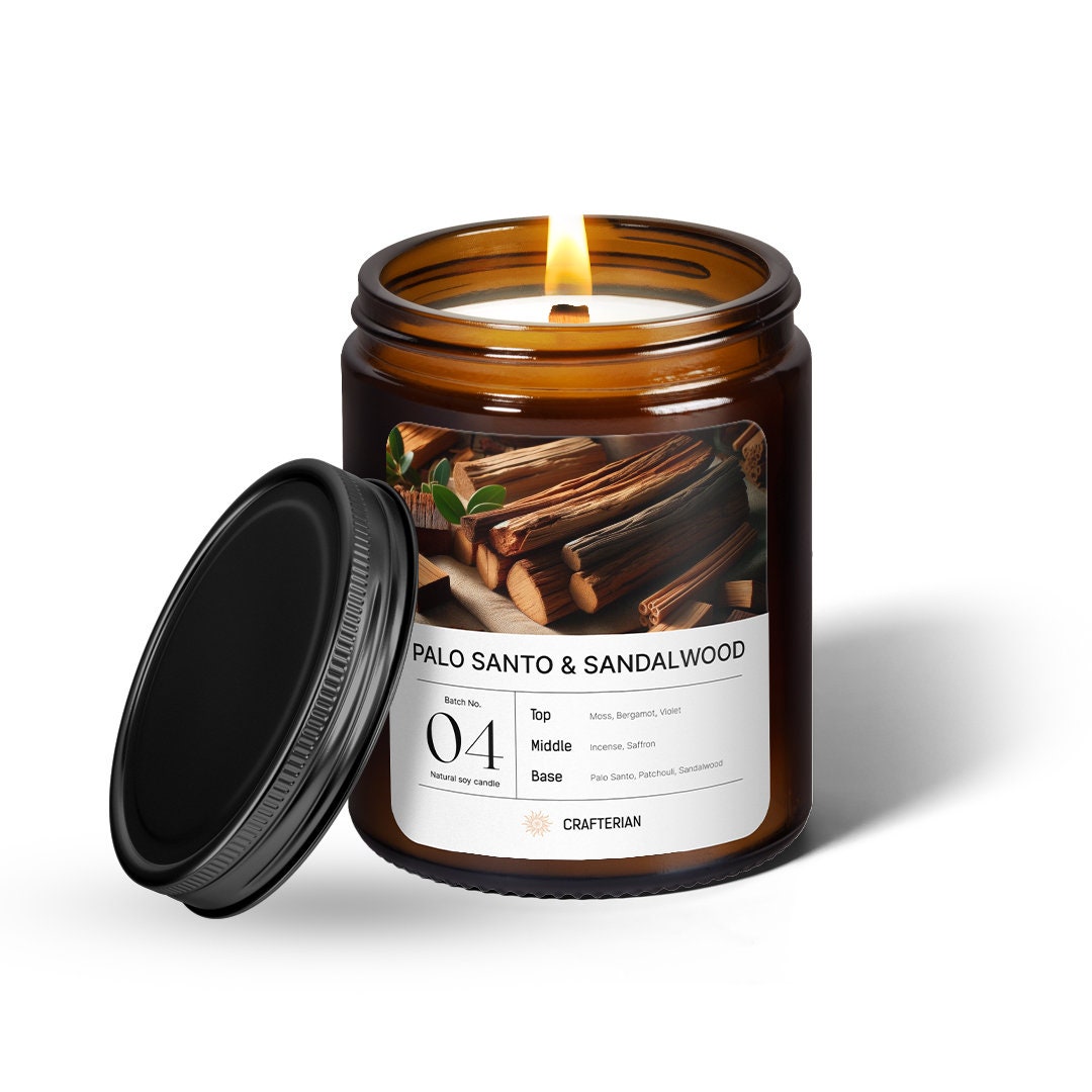 Palo Santo Aromatherapy Candle - 8oz