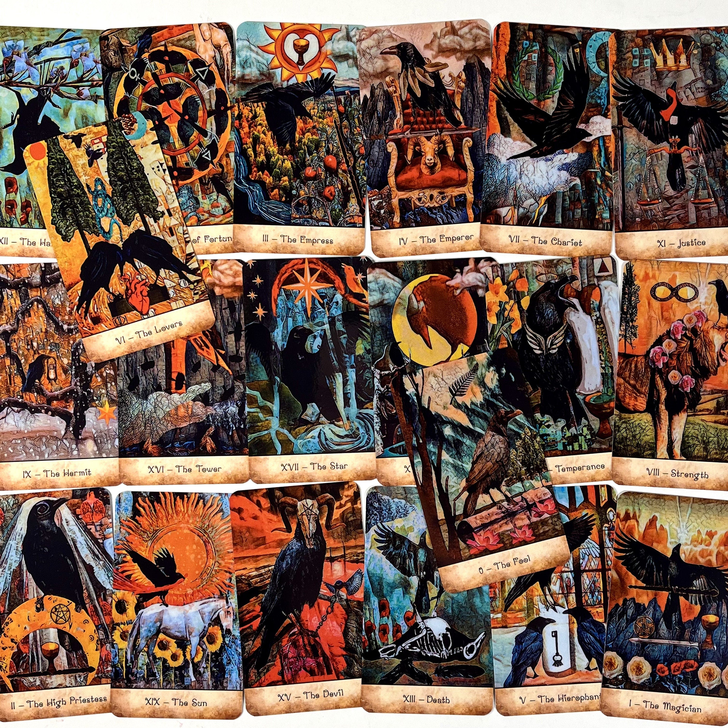 Crow Tarot Cards