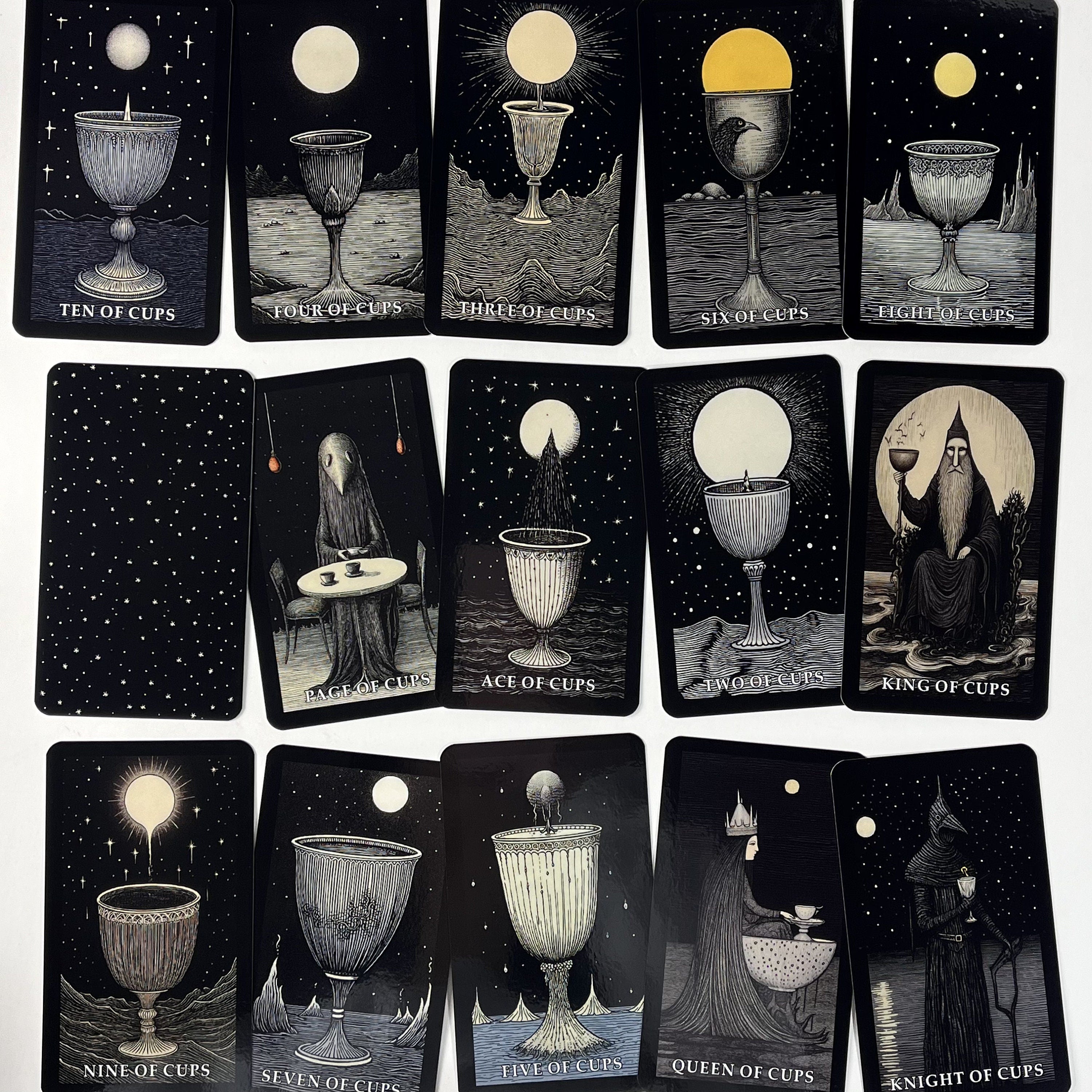 Black Tarot Cards