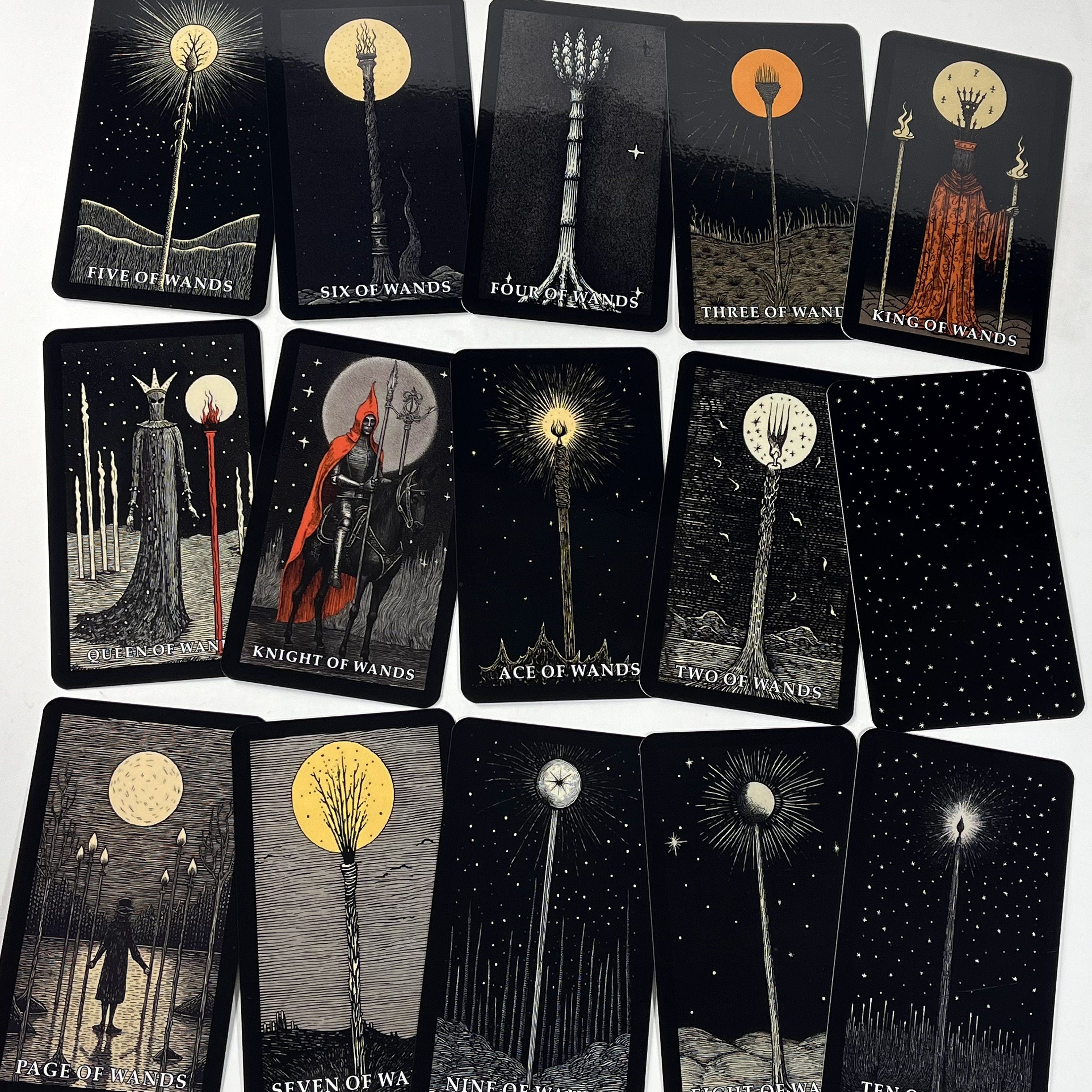 Black Tarot Cards