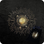 Black Tarot Cloth and Bag Set