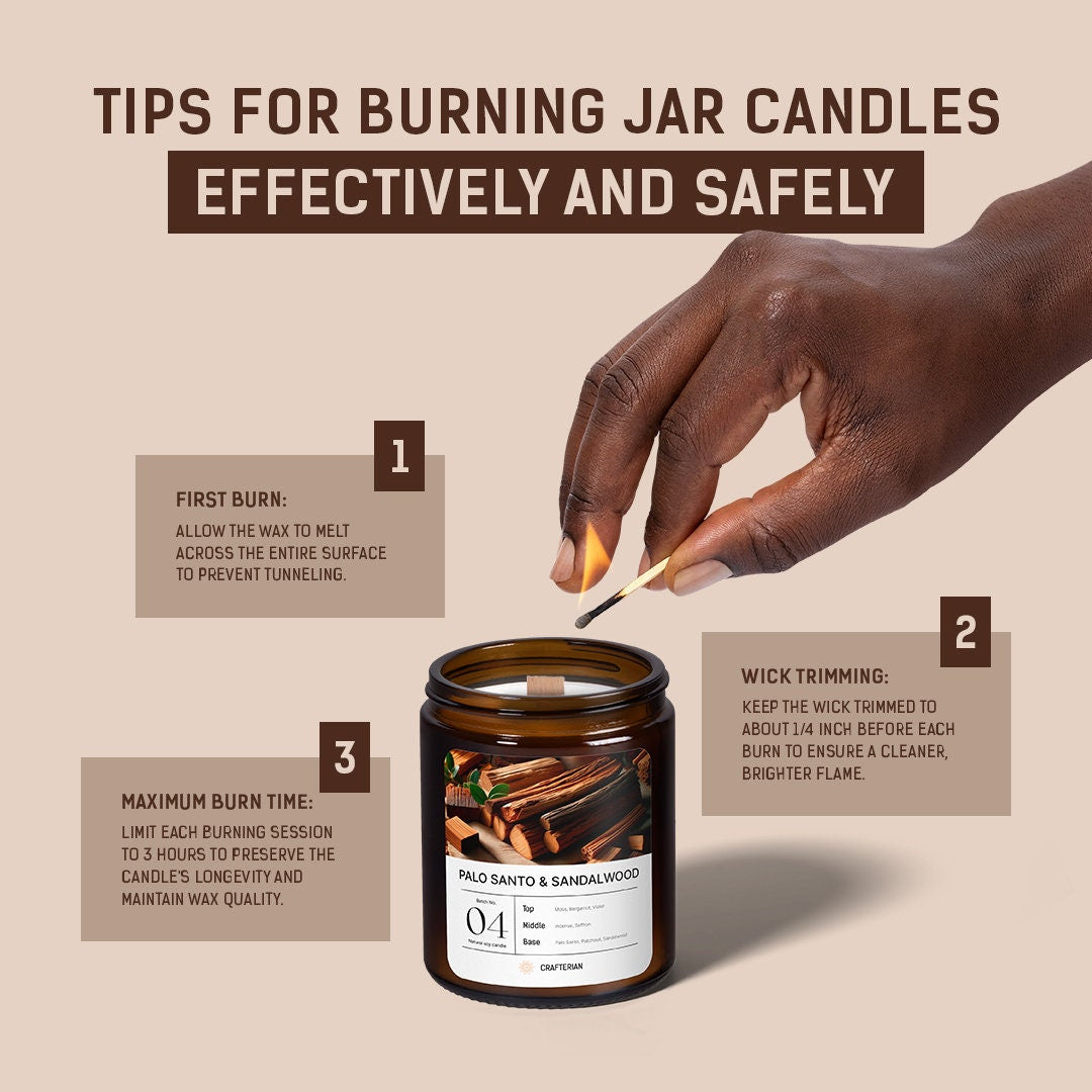 Palo Santo Aromatherapy Candle - 8oz