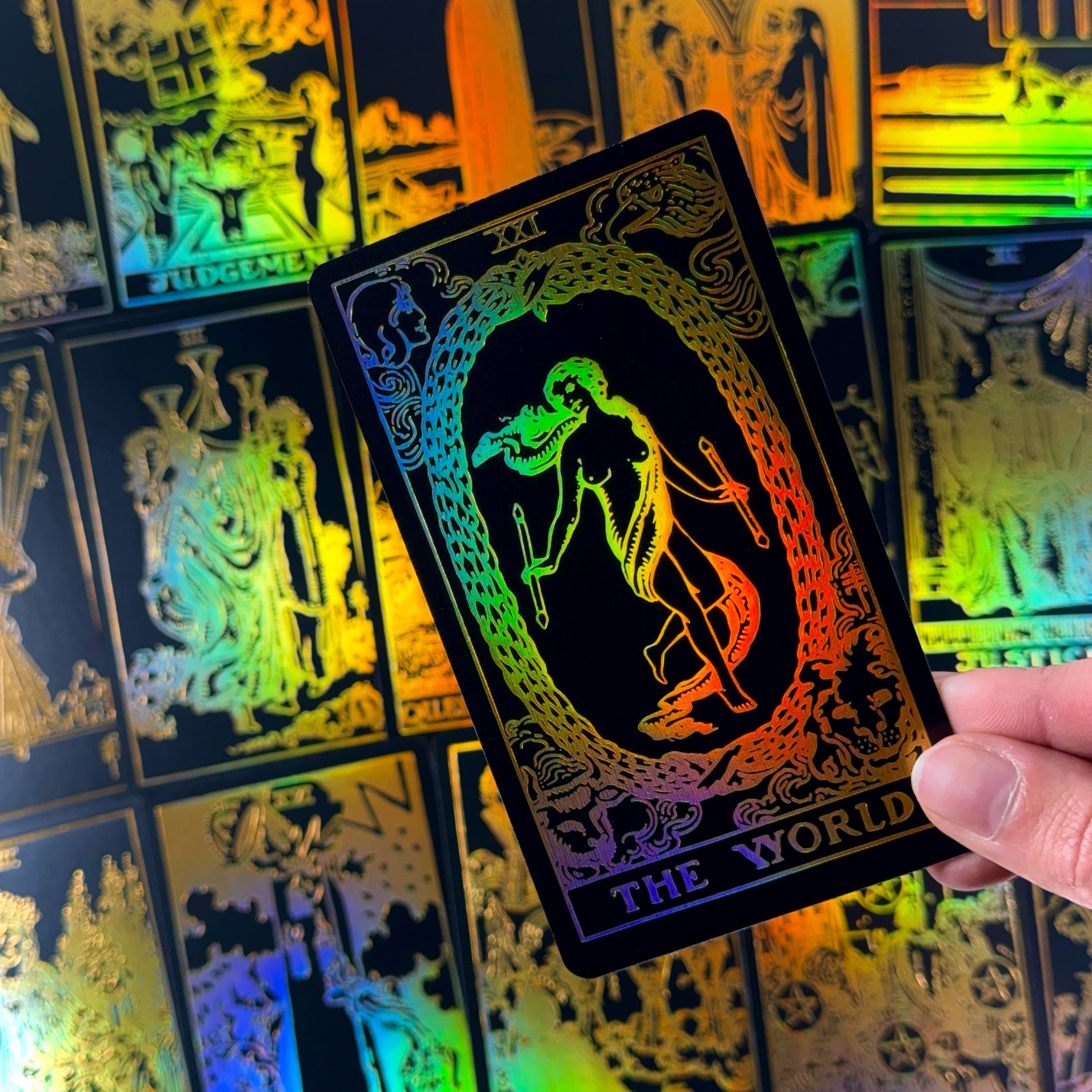 Black Foil Tarot Cards