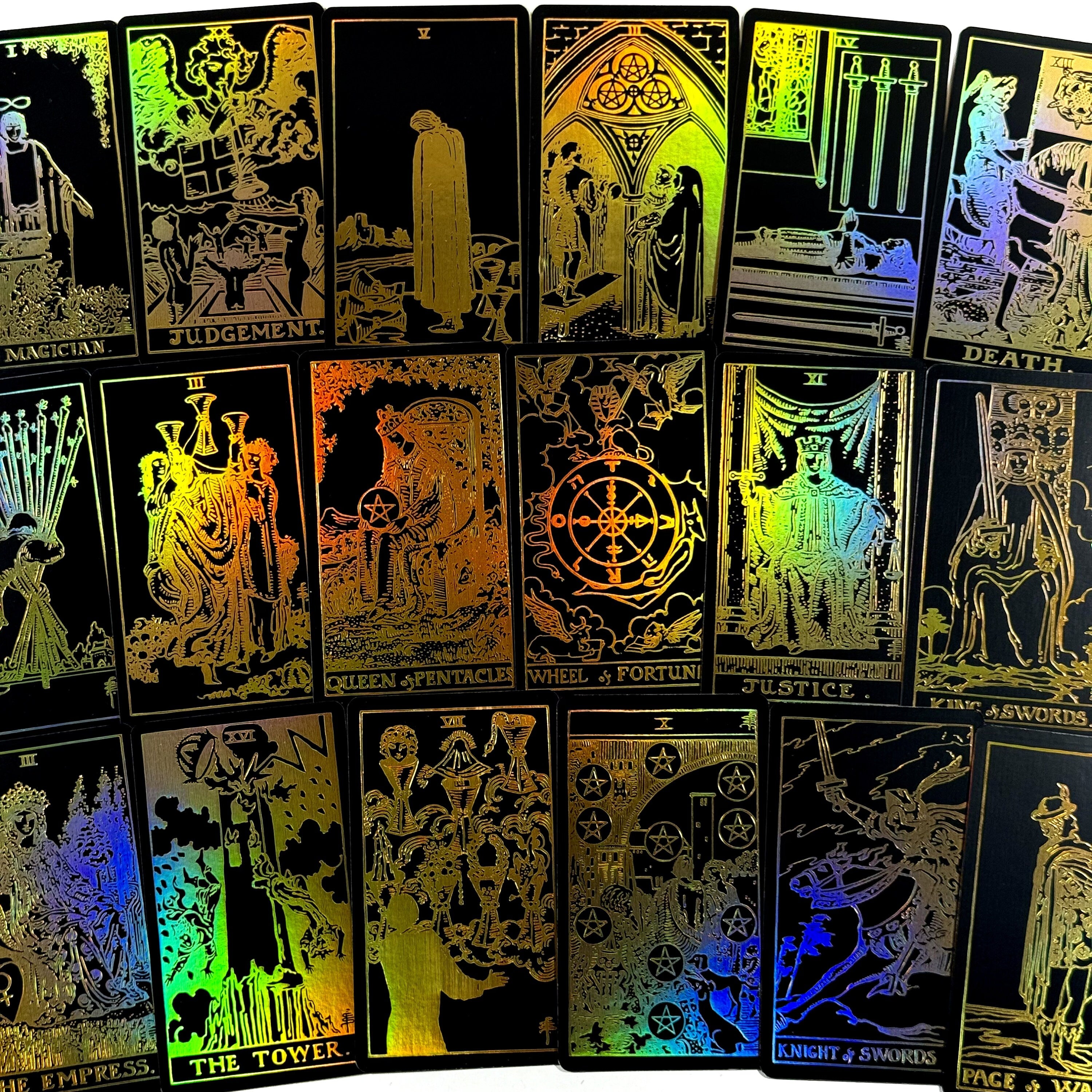 Black Foil Tarot Cards