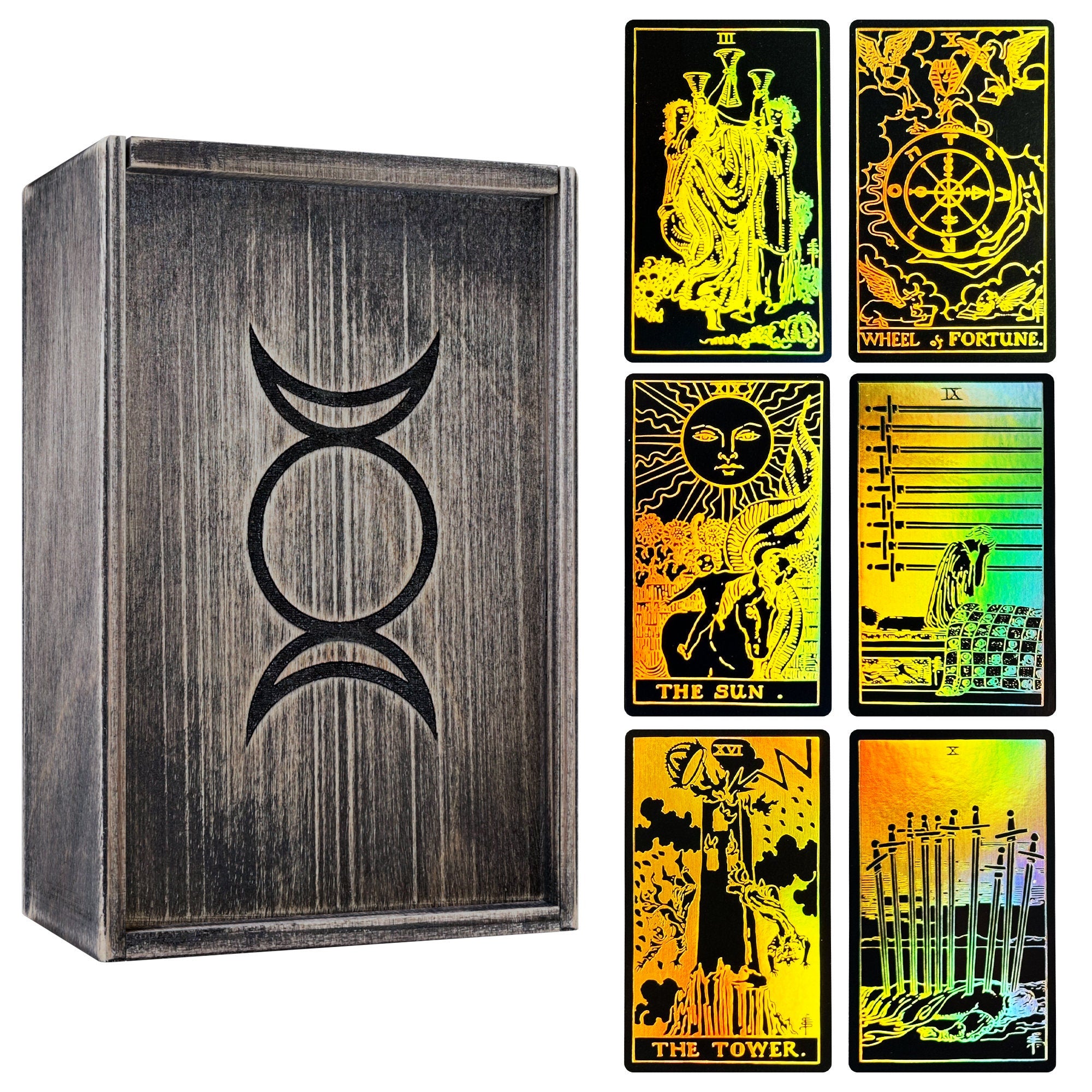 Black Foil Tarot Cards