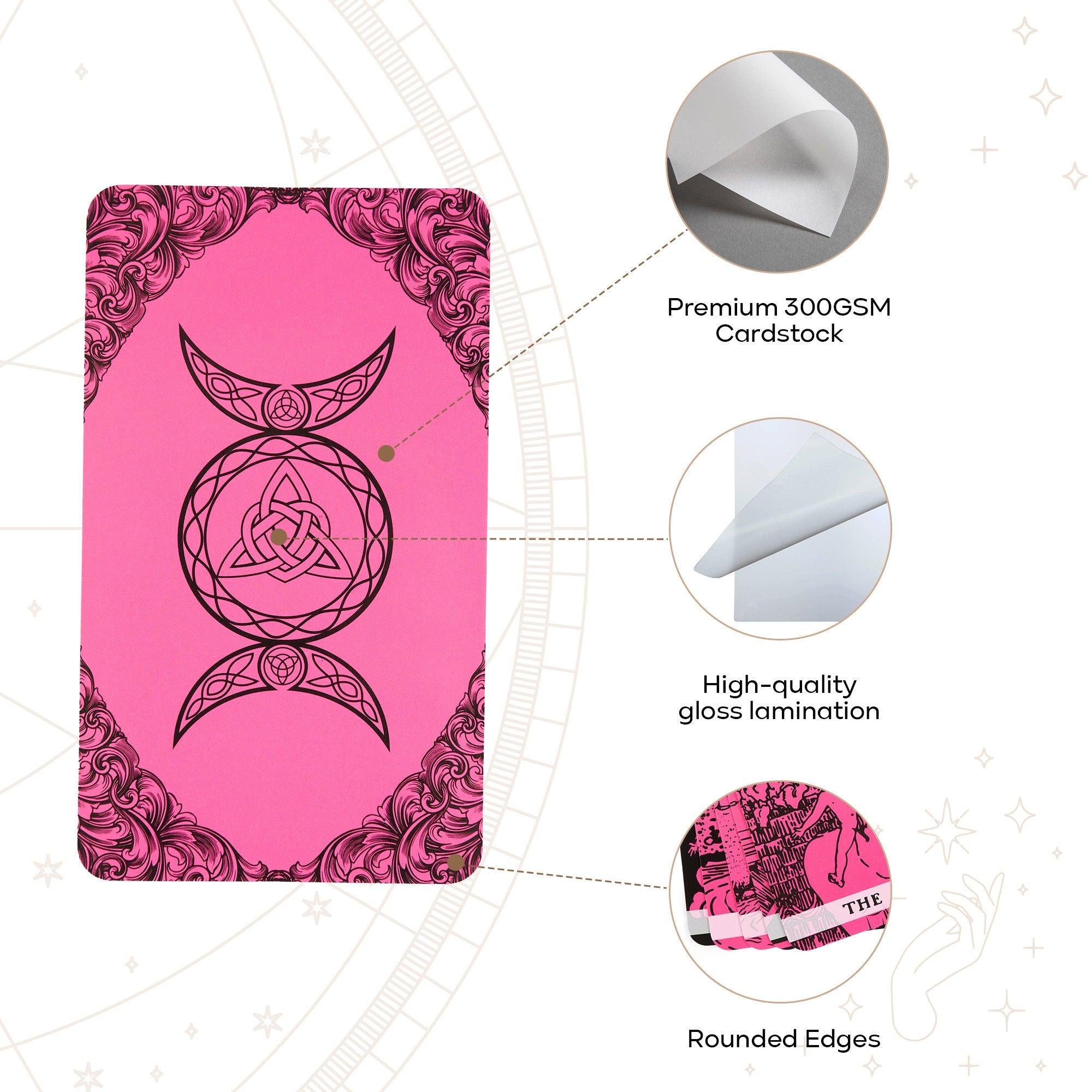 Pink Black Tarot Deck