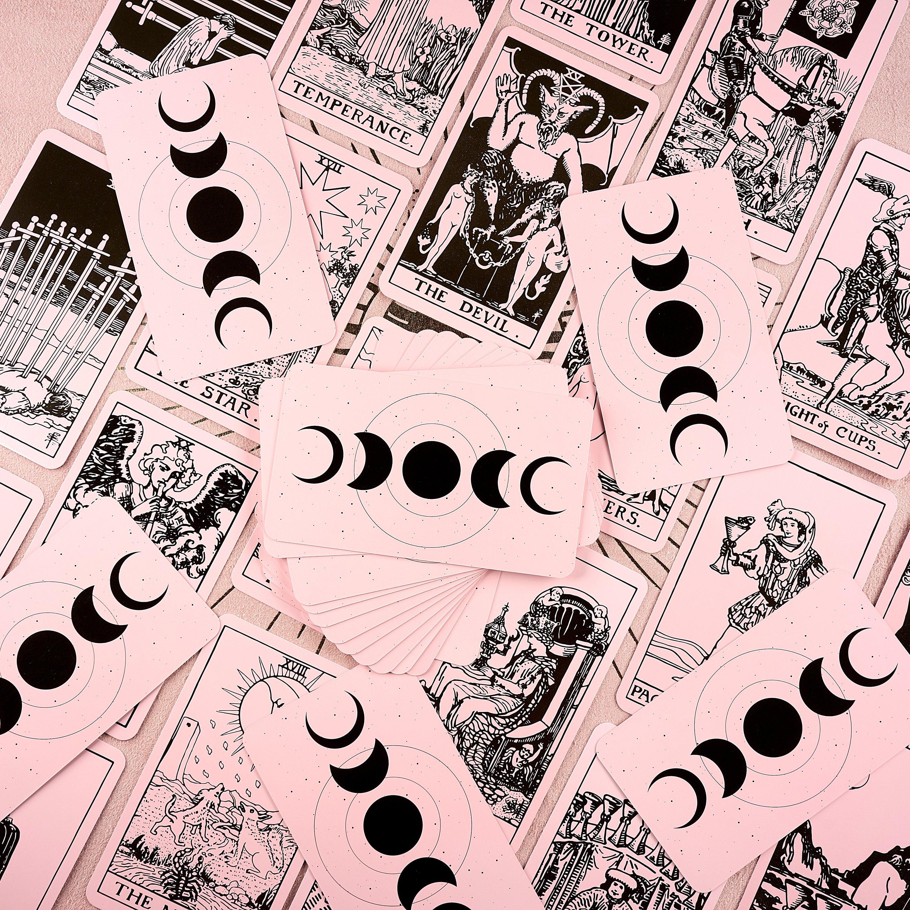 Pink Rider Tarot Cards