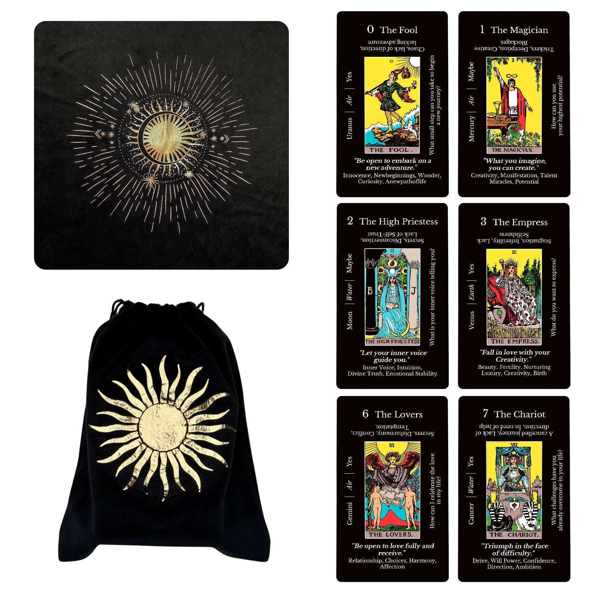 Learning Tarot with Meanings on Them