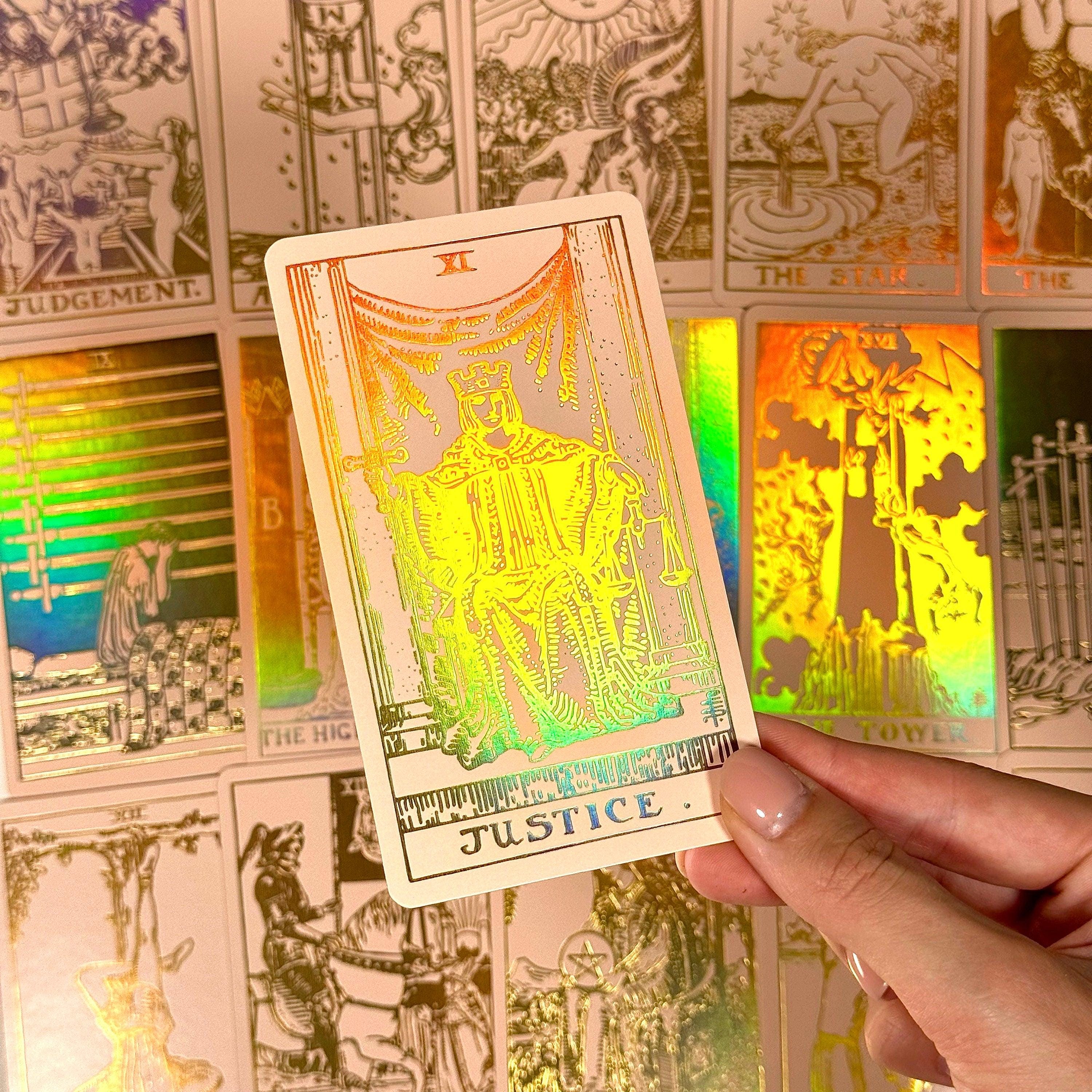 Pink Foil Tarot Cards