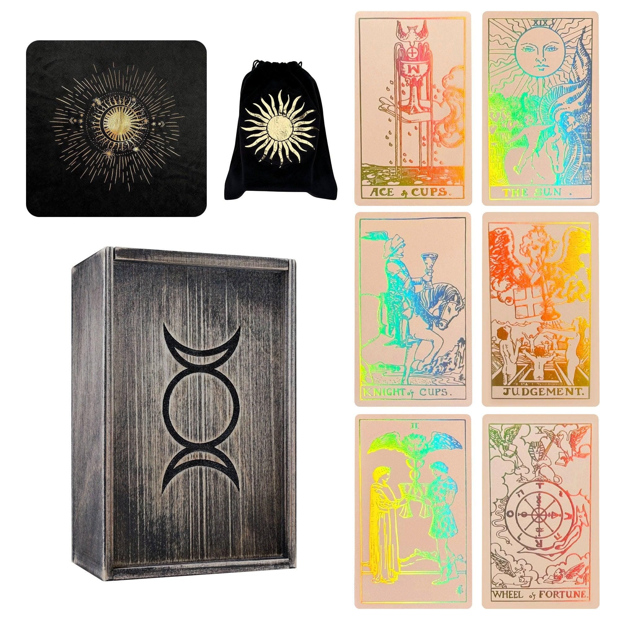 Pink Foil Tarot Cards