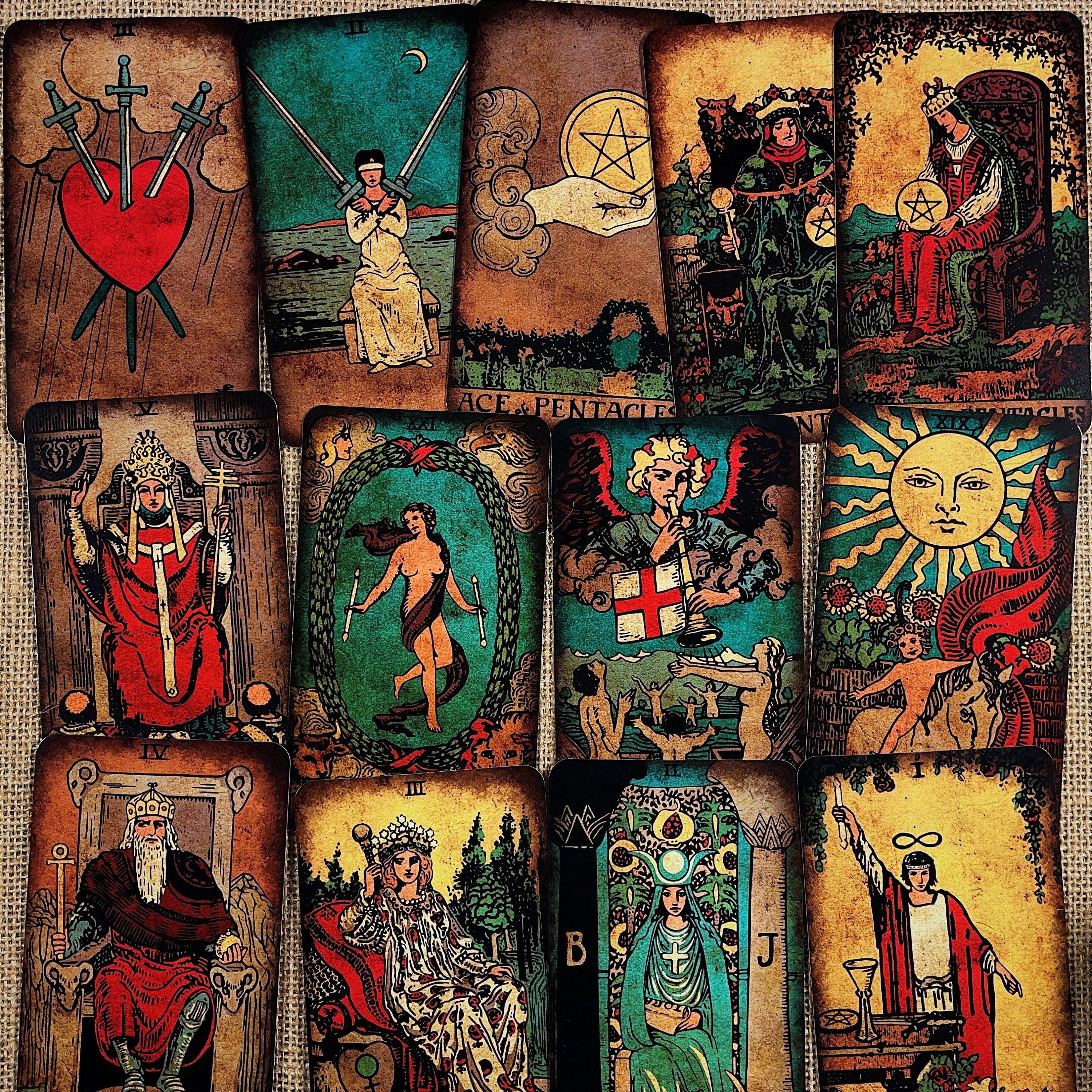 Vintage Cards with Foil