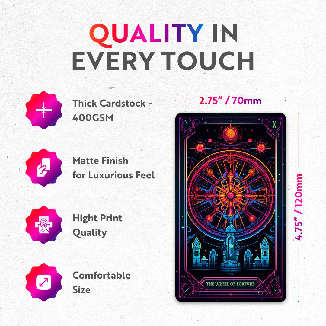 Neon Tarot Cards