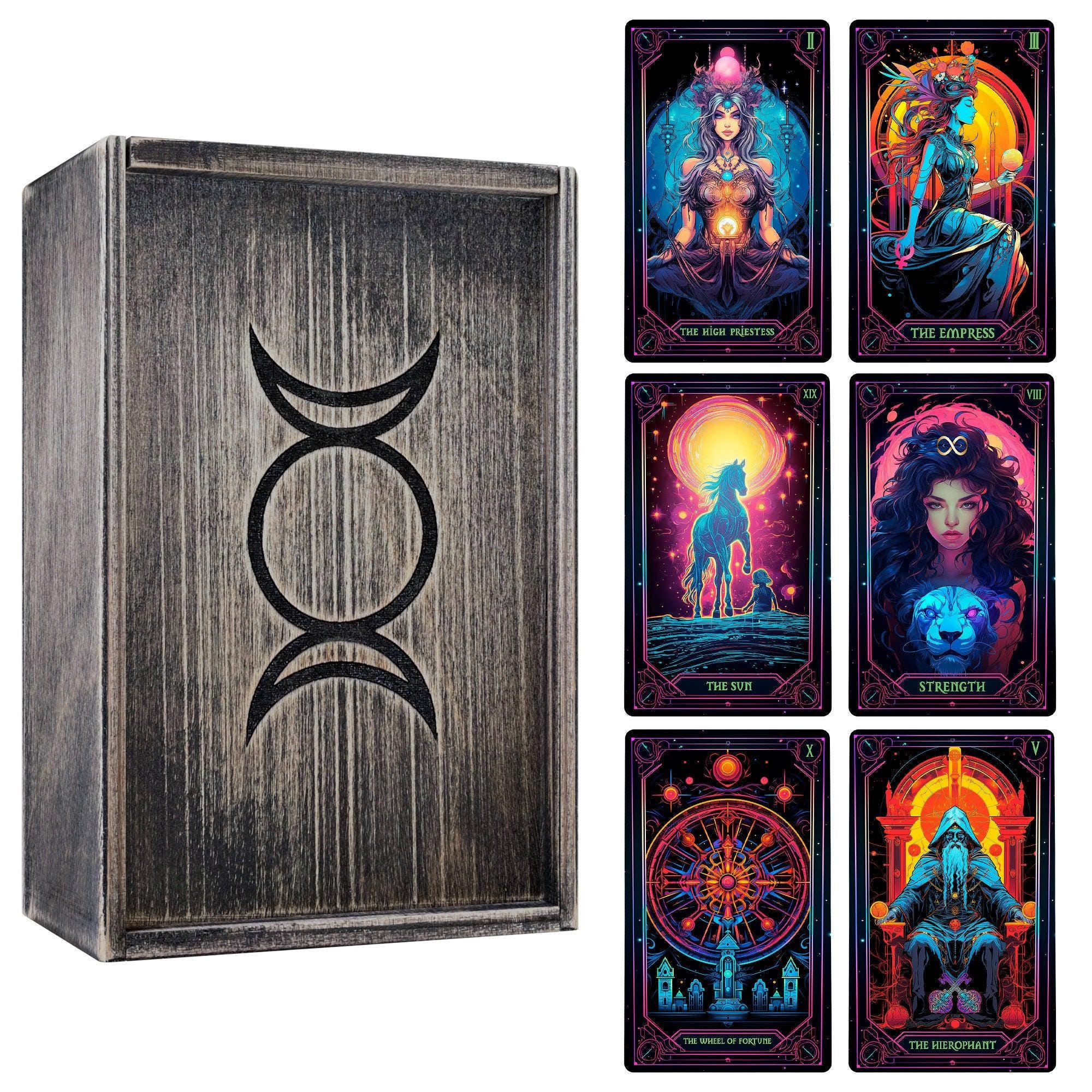 Neon Tarot Cards