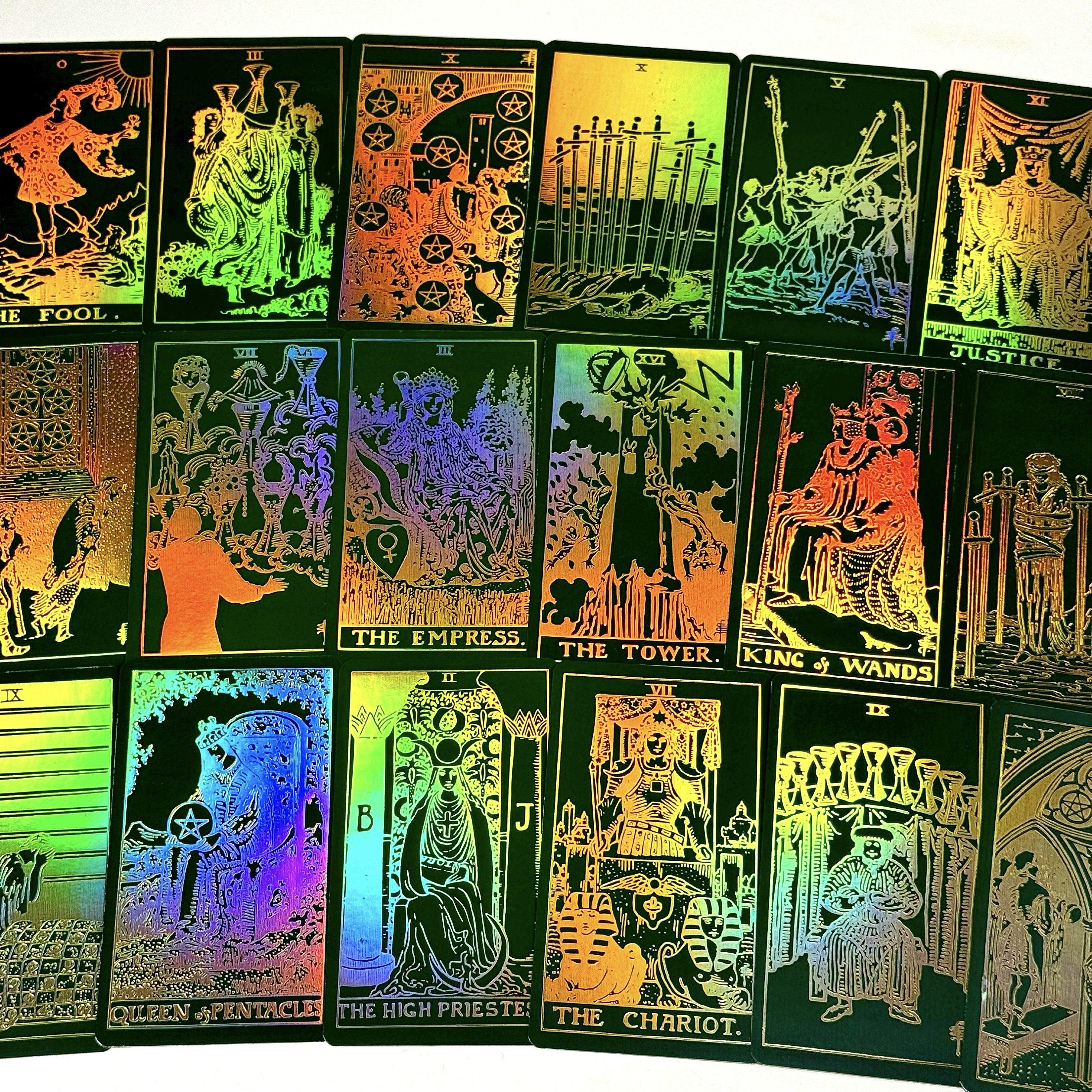 Green Foil Tarot Cards