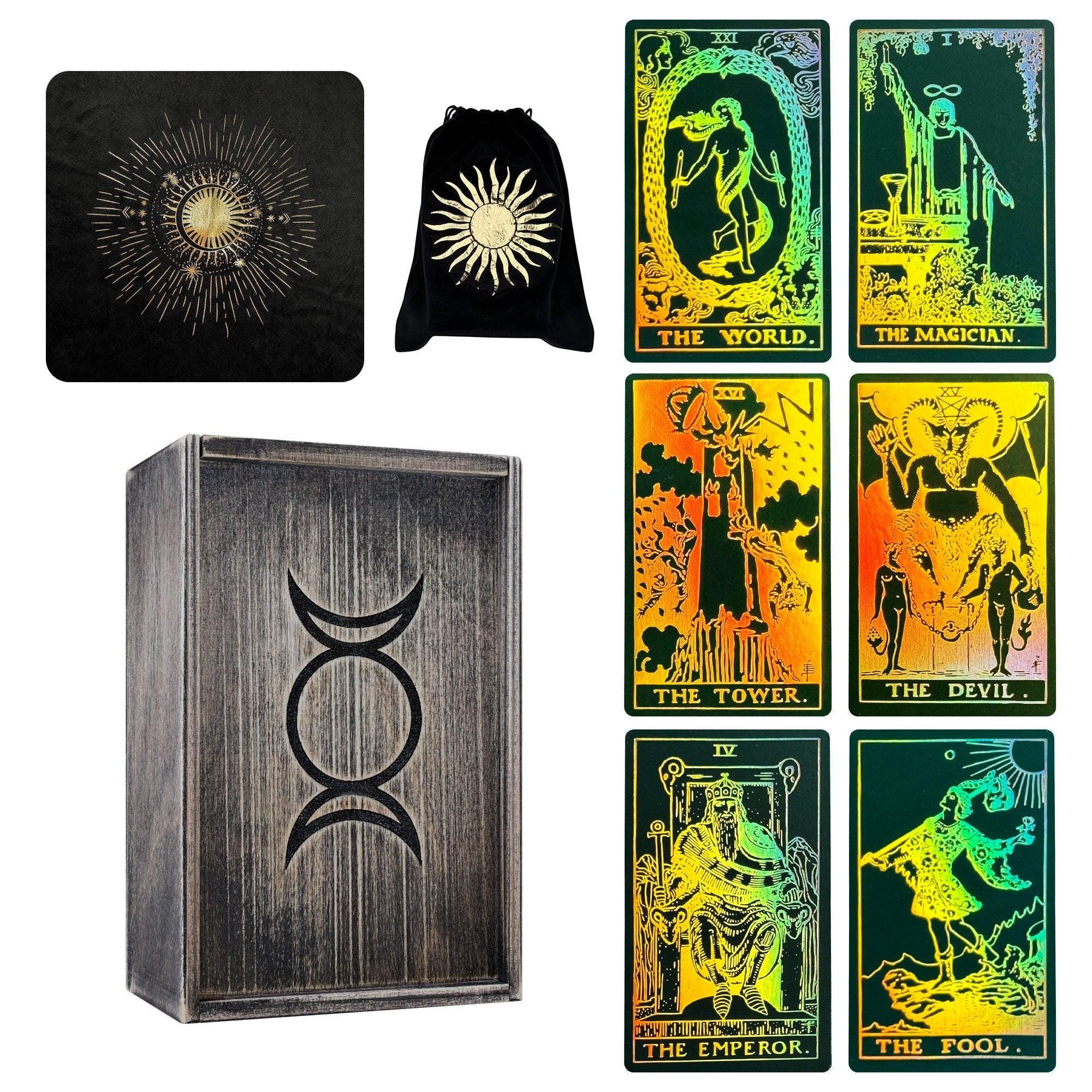 Green Foil Tarot Cards